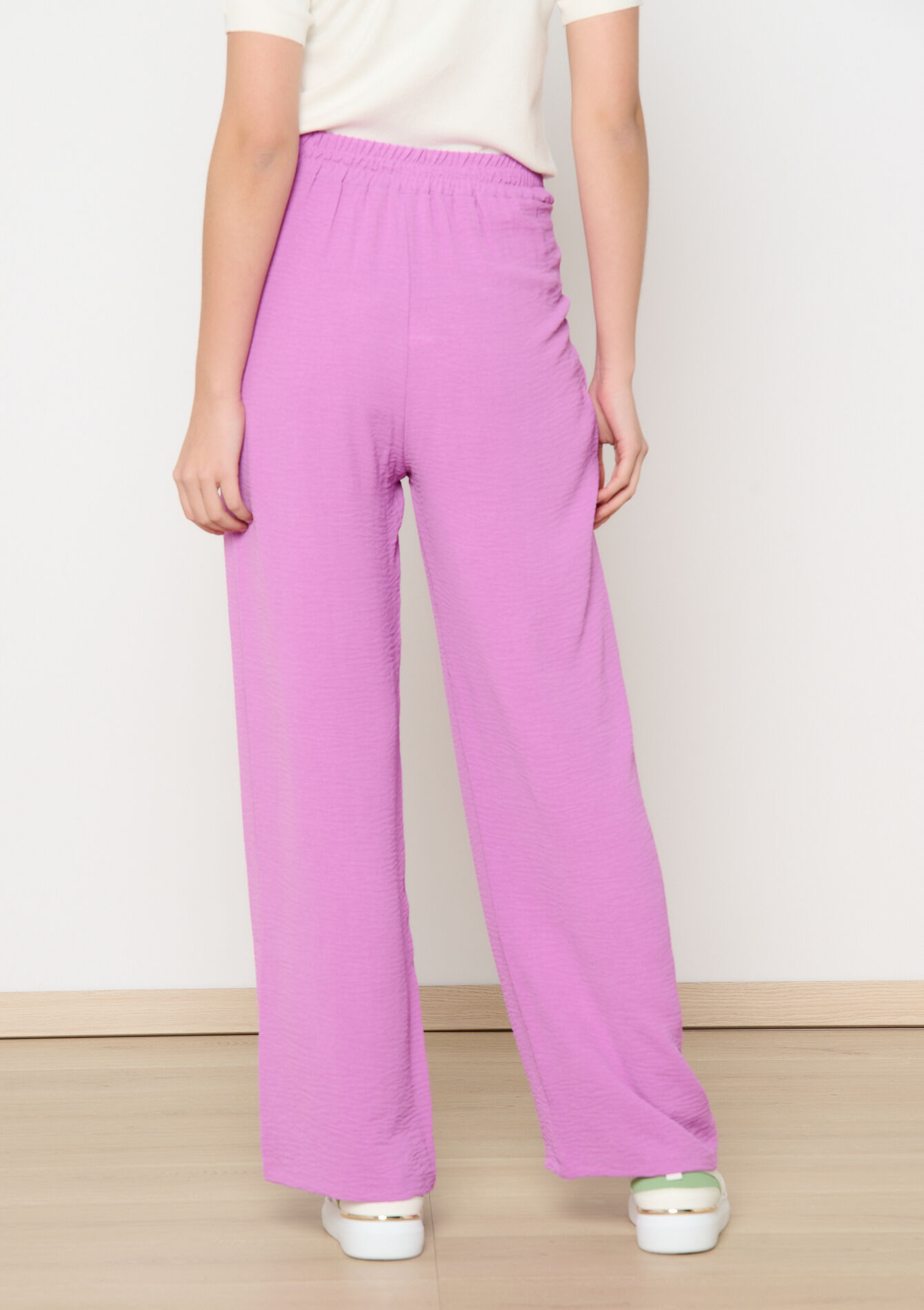 Pantalon large fluide, Pantalon large fluide - PURPLE BLUSH - 06600961_2577