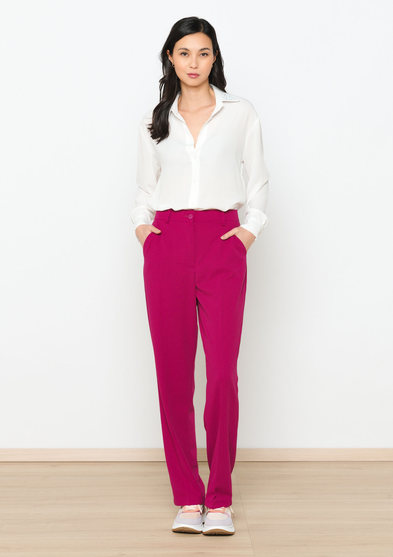 Tailored trousers, Tailored trousers - VIOLINE - 06100594_2576