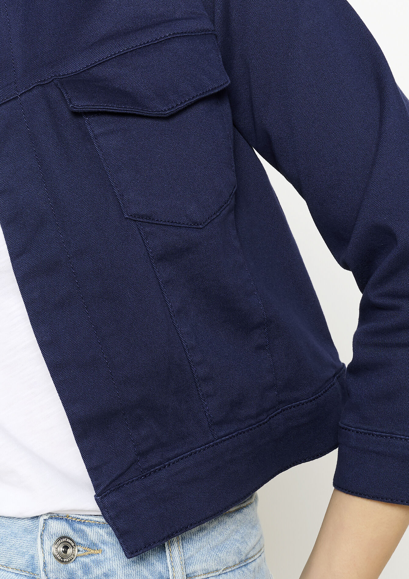 Kort twill jasje, Kort twill jasje - NAVY BASIC - 09100985_2723