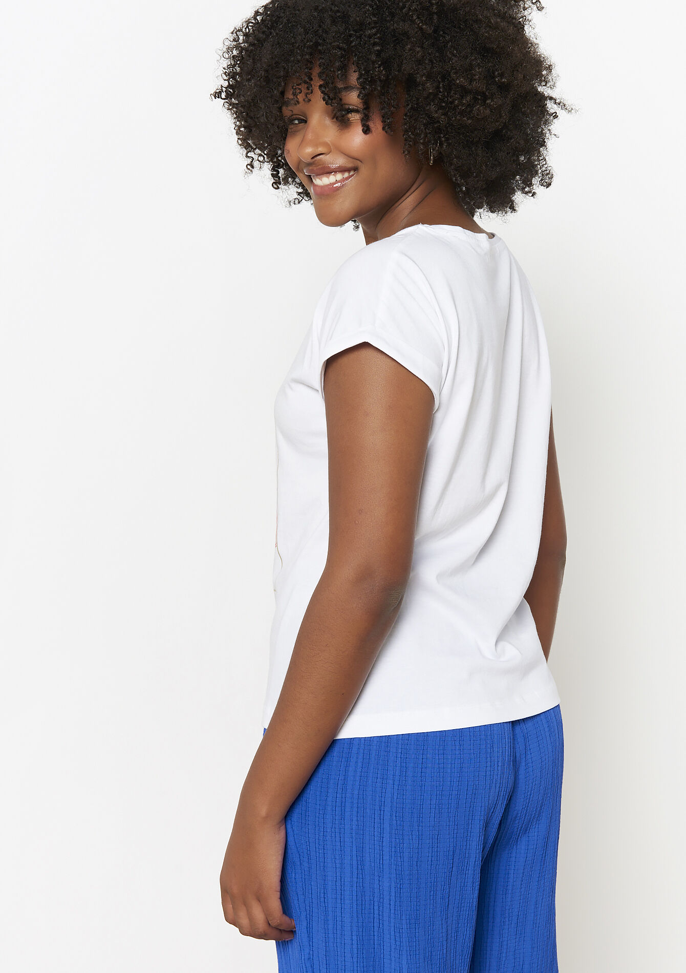 T-shirt met artwork, T-shirt met artwork - WHITE ANTIQUE - 02301643_833