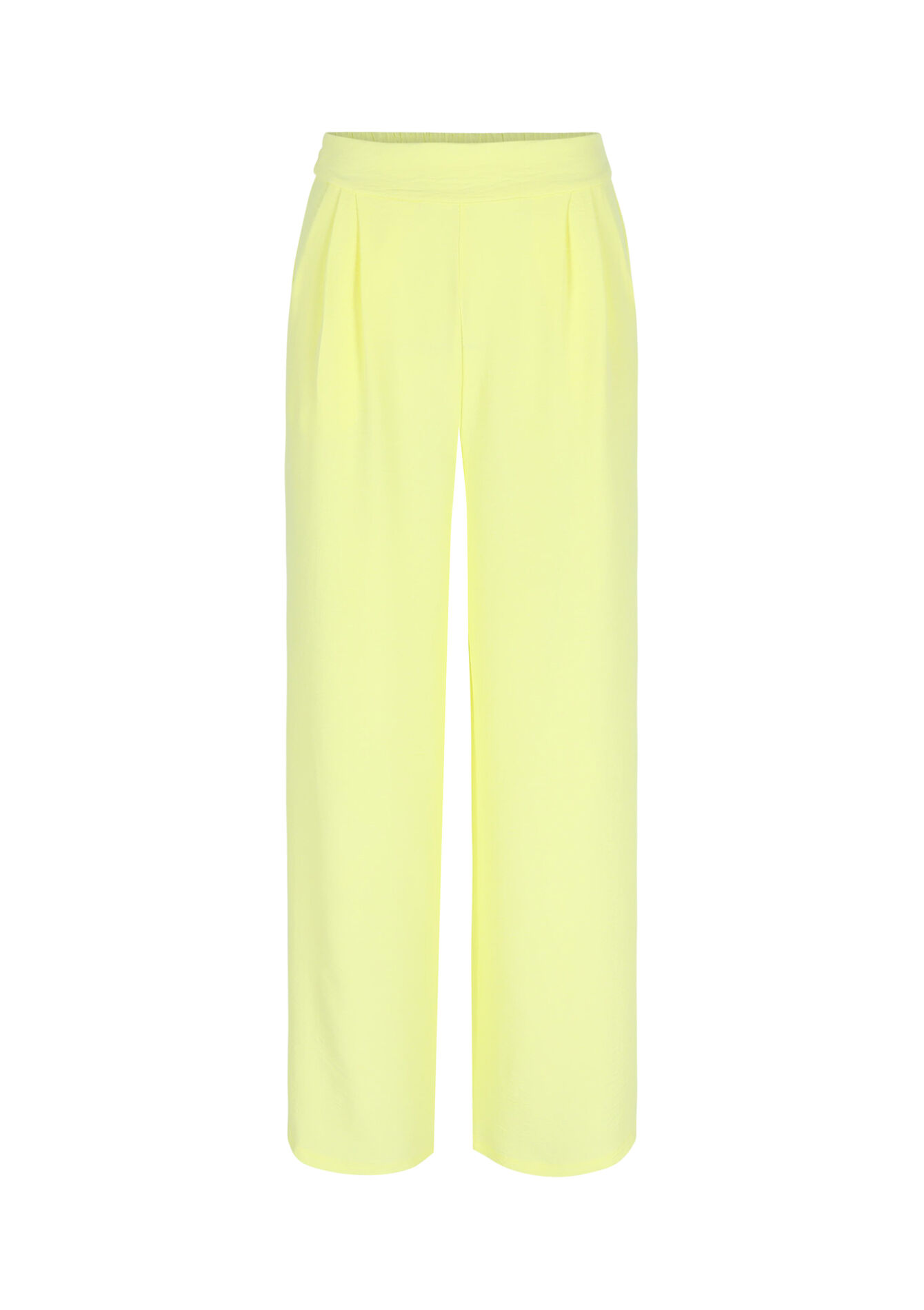 Wijde pantalon, Wijde pantalon - YELLOW PASTEL - 06600821_5004
