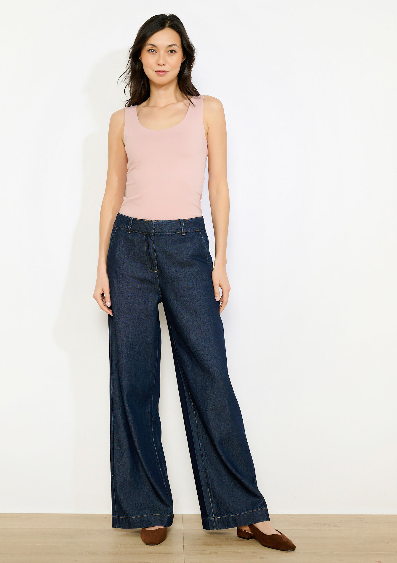 Tanktop met ronde hals, Tanktop met ronde hals - NUDE LOTUS - 02200530_4118