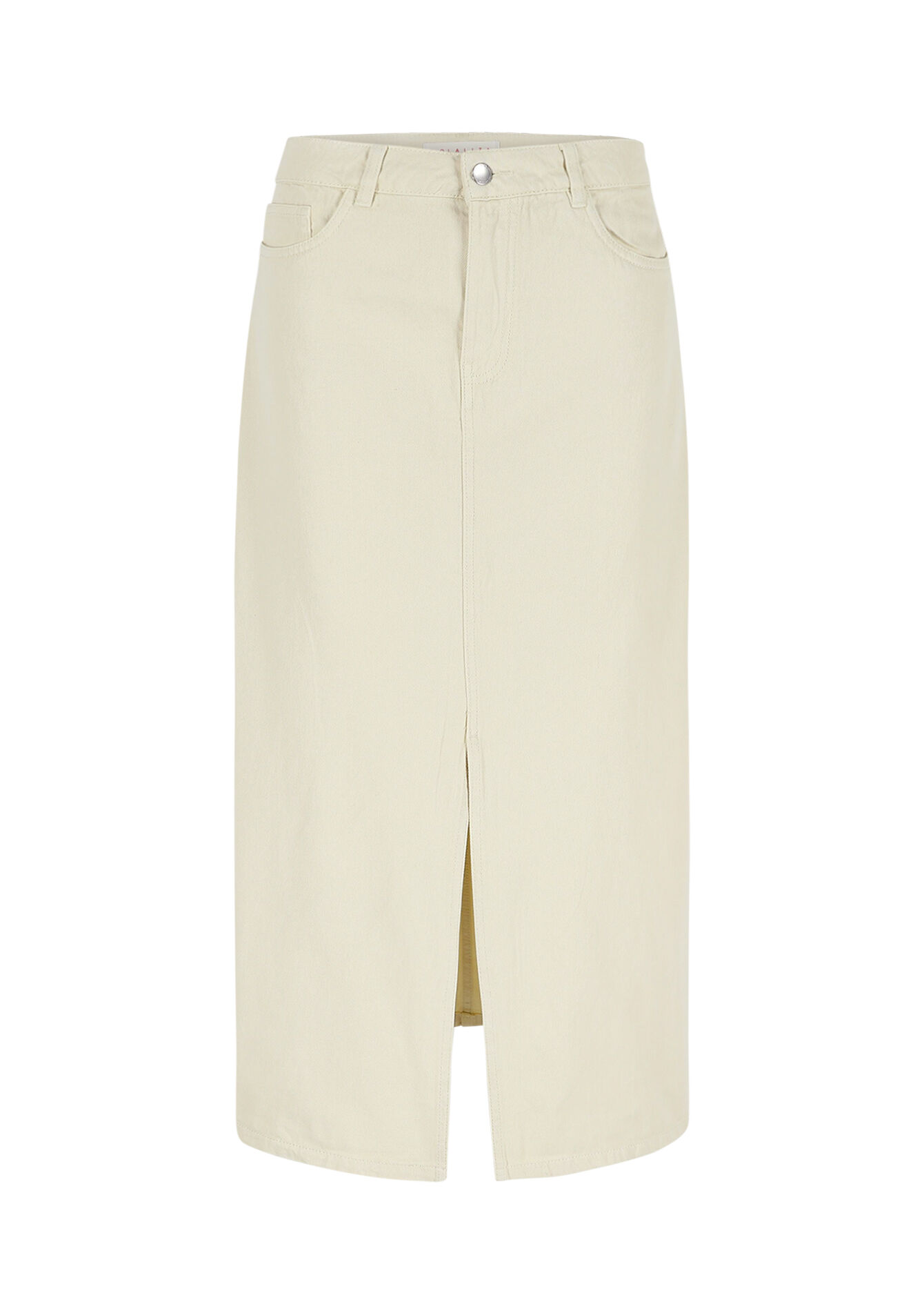 Maxirok met split, Maxirok met split - LT BEIGE - 07101295_2527