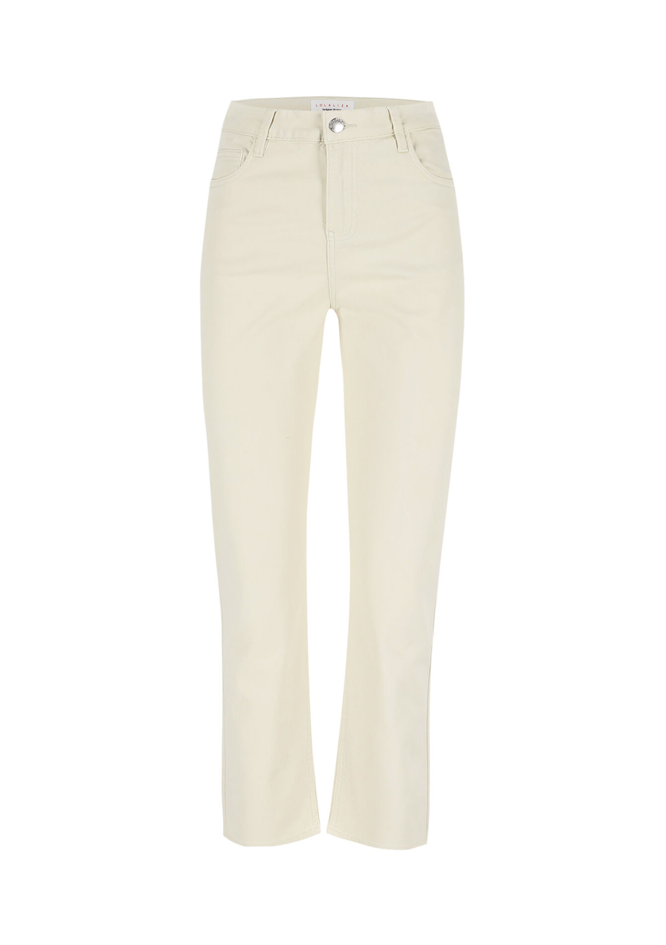 Pants with high waist, Pants with high waist - LT BEIGE - 06004556_2527