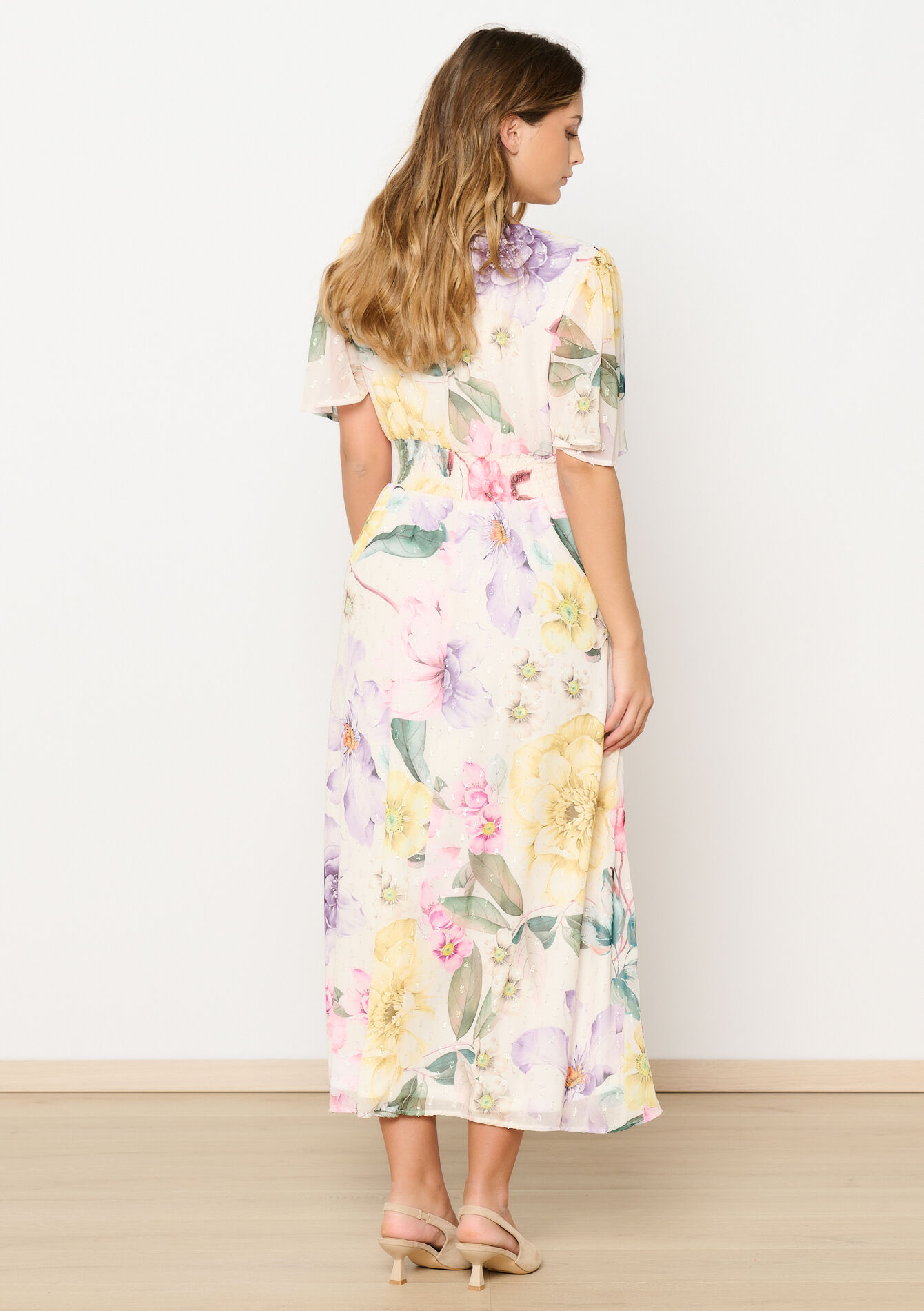 Maxi-jurk met bloemenprint - OFFWHITE - 08104005_1001
