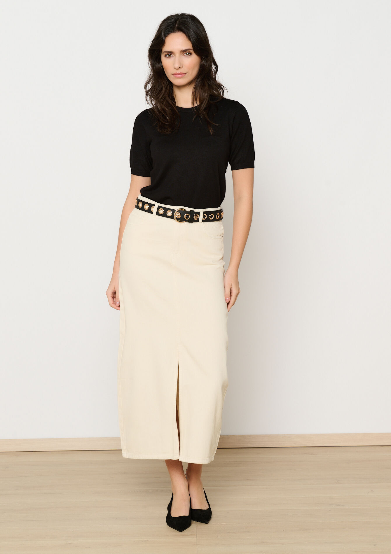 Trui met korte mouwen, Trui met korte mouwen - BLACK - 04006653_1119