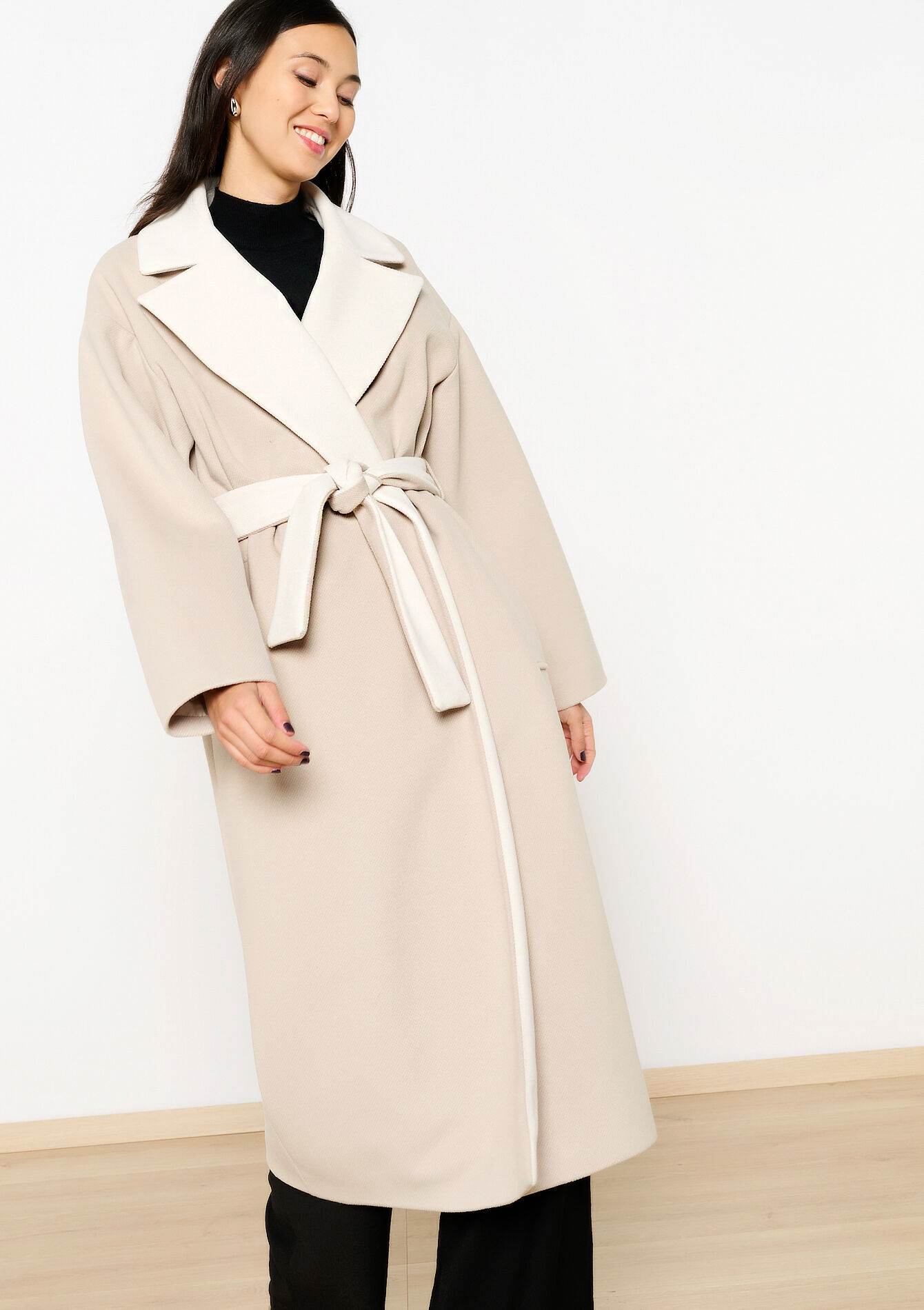 Manteau long, Manteau long - VANILLA WHITE - 23000718_1013