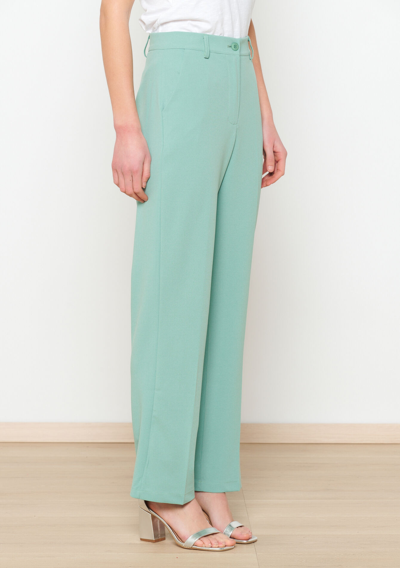 Getailleerde broek, Getailleerde broek - MINT GREEN - 06100594_1723