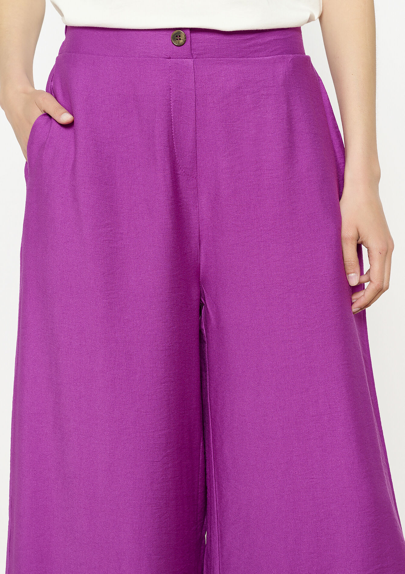 Wijde en luchtige broek - VIOLINE - 06600986_2576