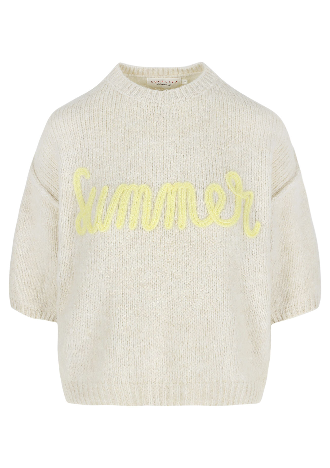 Zachte trui met opschrift, Zachte trui met opschrift - LT BEIGE - 04006907_2527