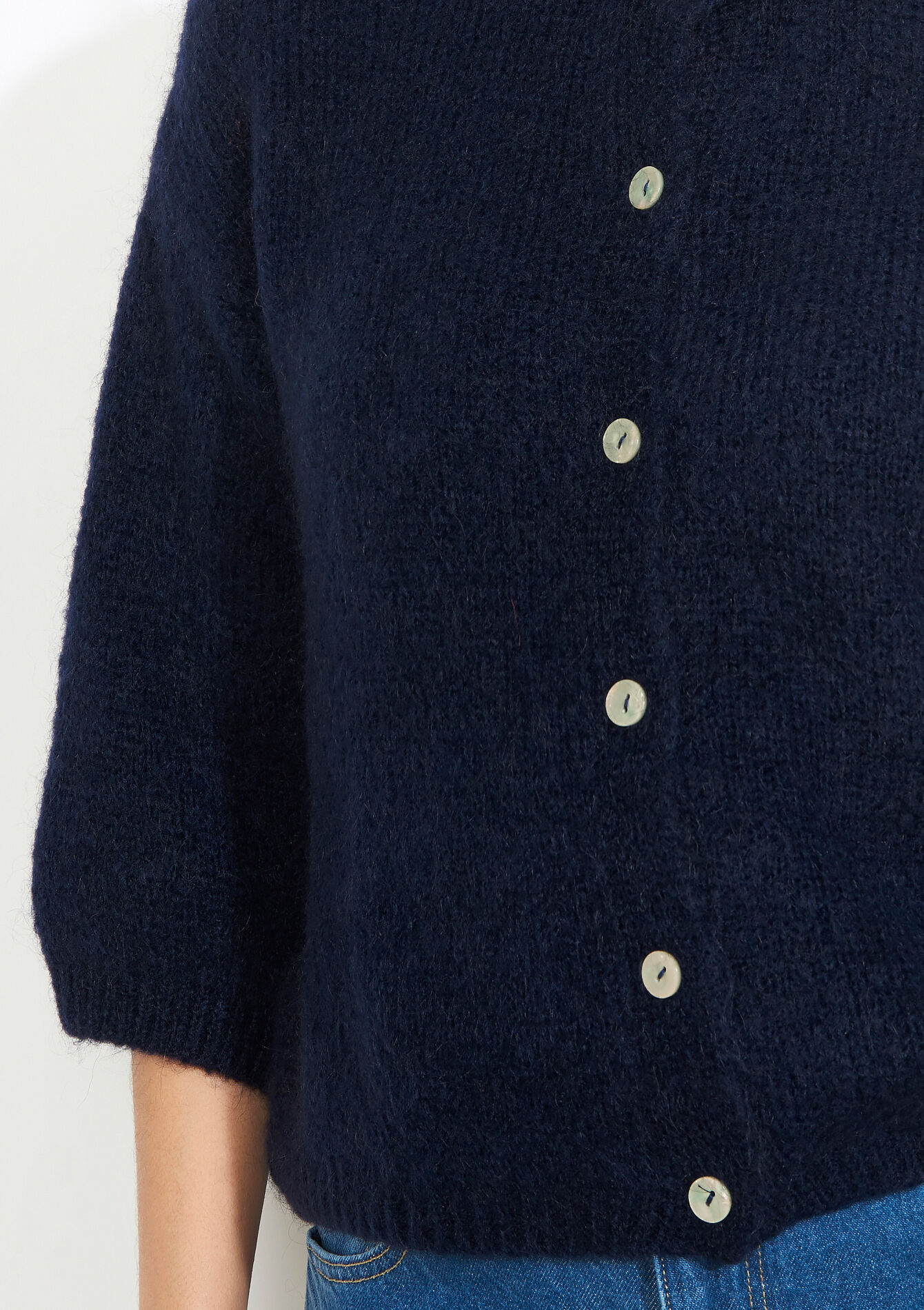 Minimalistisch vest met knopen, Minimalistisch vest met knopen - NAVY BASIC - 04101446_2723