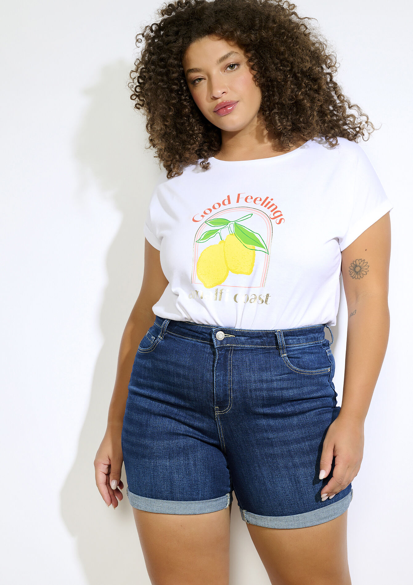 T-shirt met artwork, T-shirt met artwork - WHITE ALYSSUM - 02301643_2502