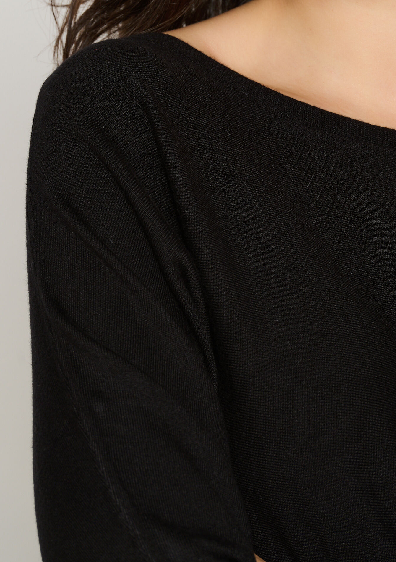 Pull à manches chauve-souris, Pull à manches chauve-souris - BLACK - 1111940