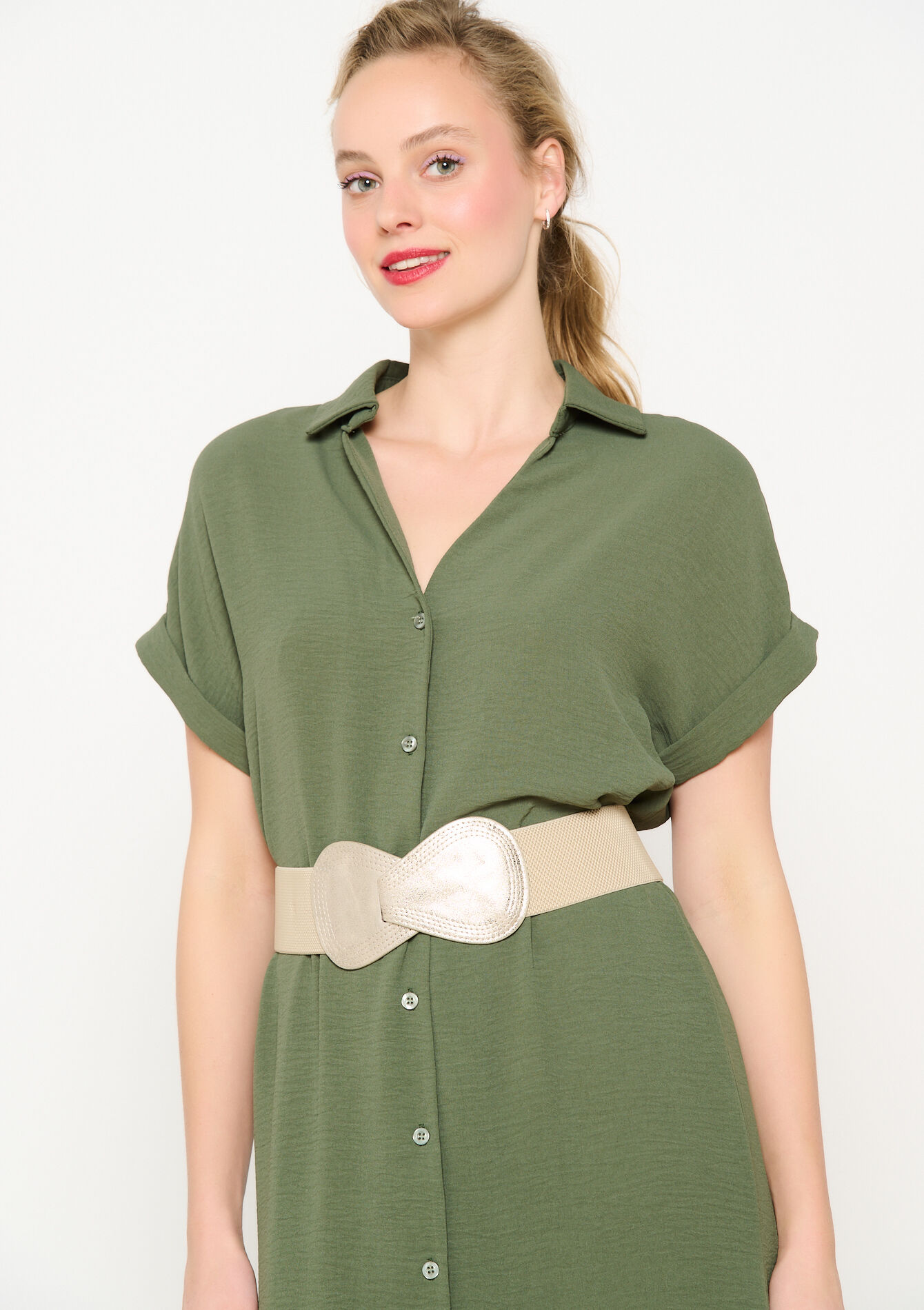 Elastische riem, Elastische riem - GOLD - 14001835_1058