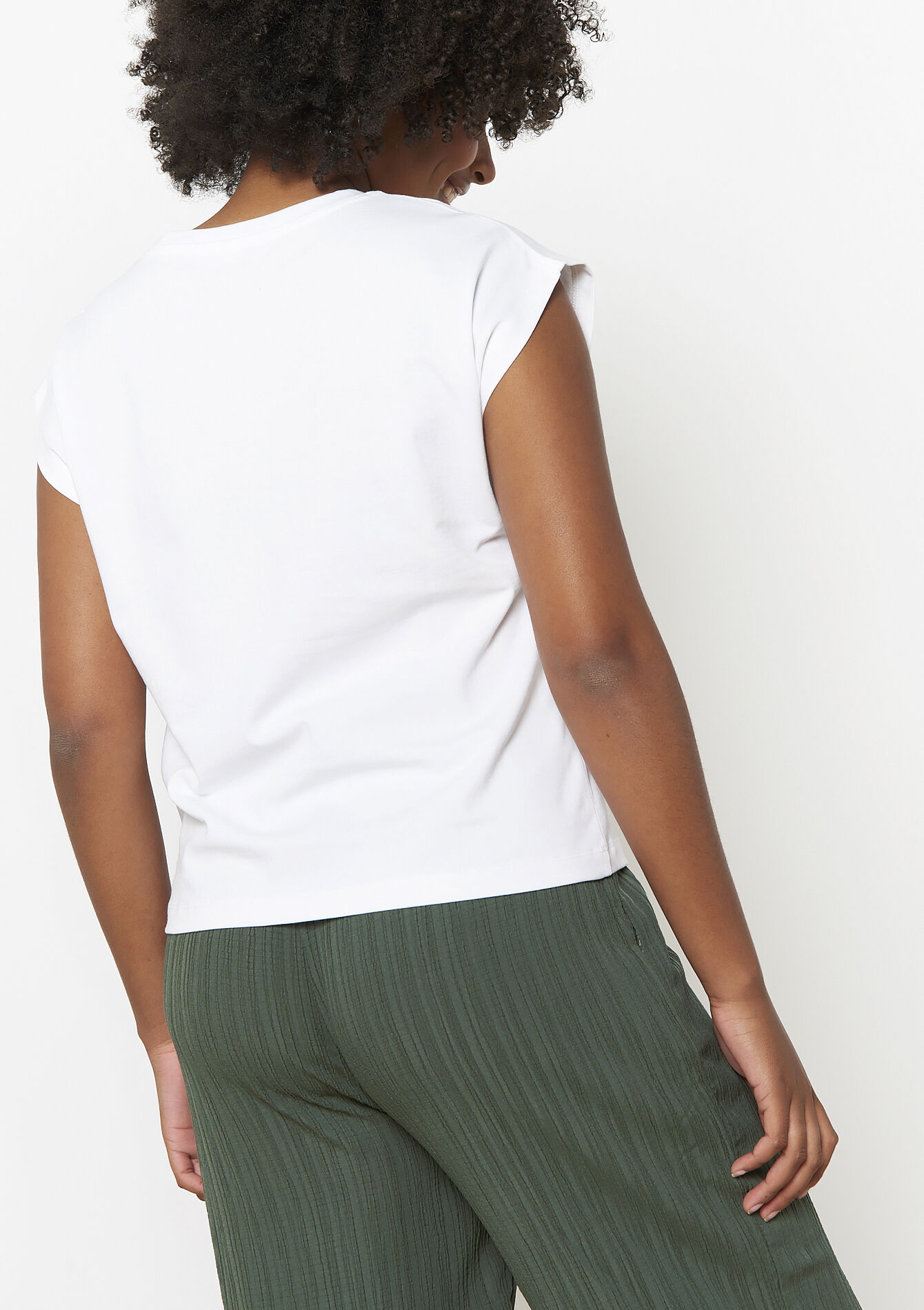 T-shirt à manches courtes - REAL WHITE - 02301695_2509