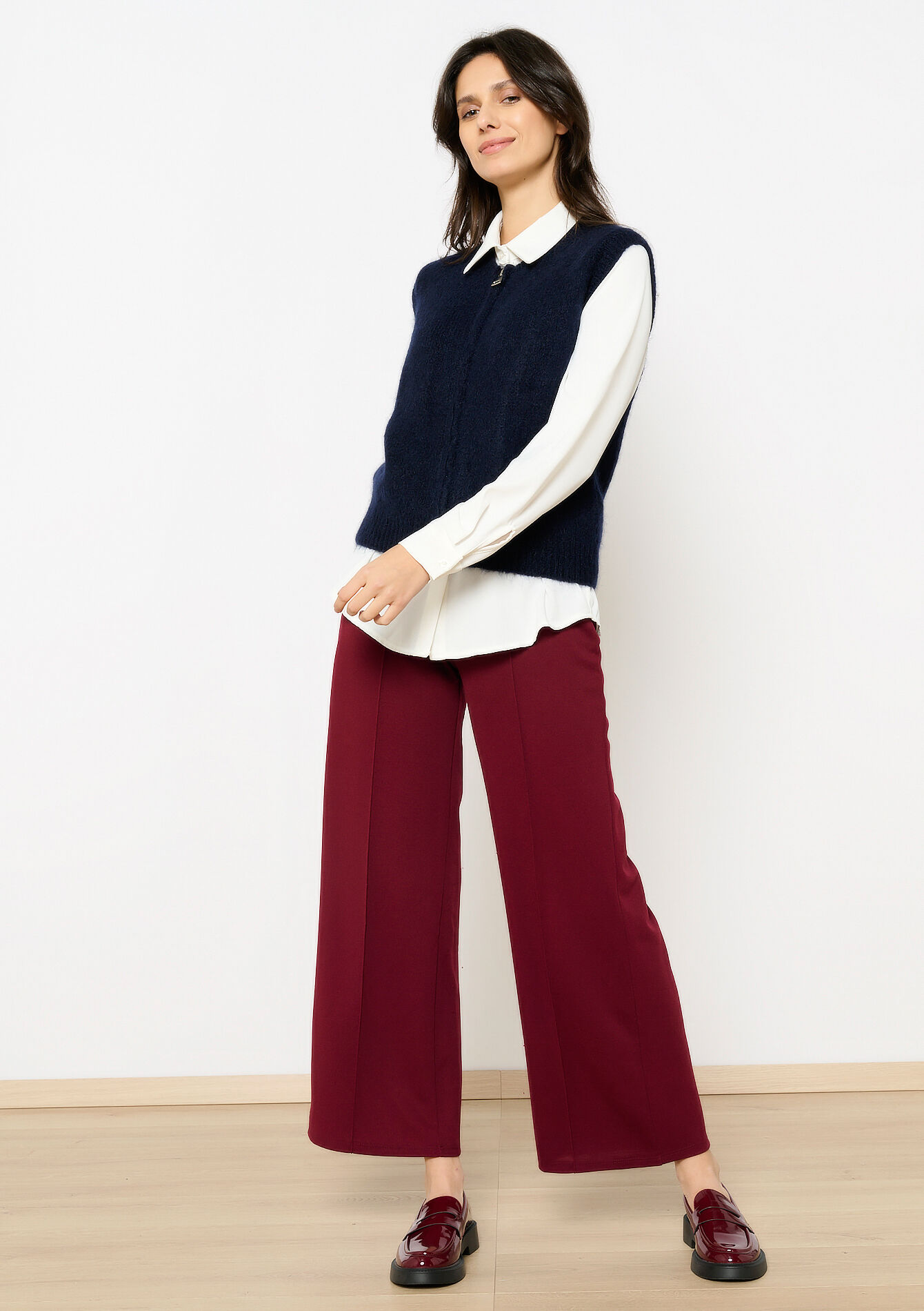 Cardigan en mohair, Cardigan en mohair - NAVY BASIC - 04101270_2723