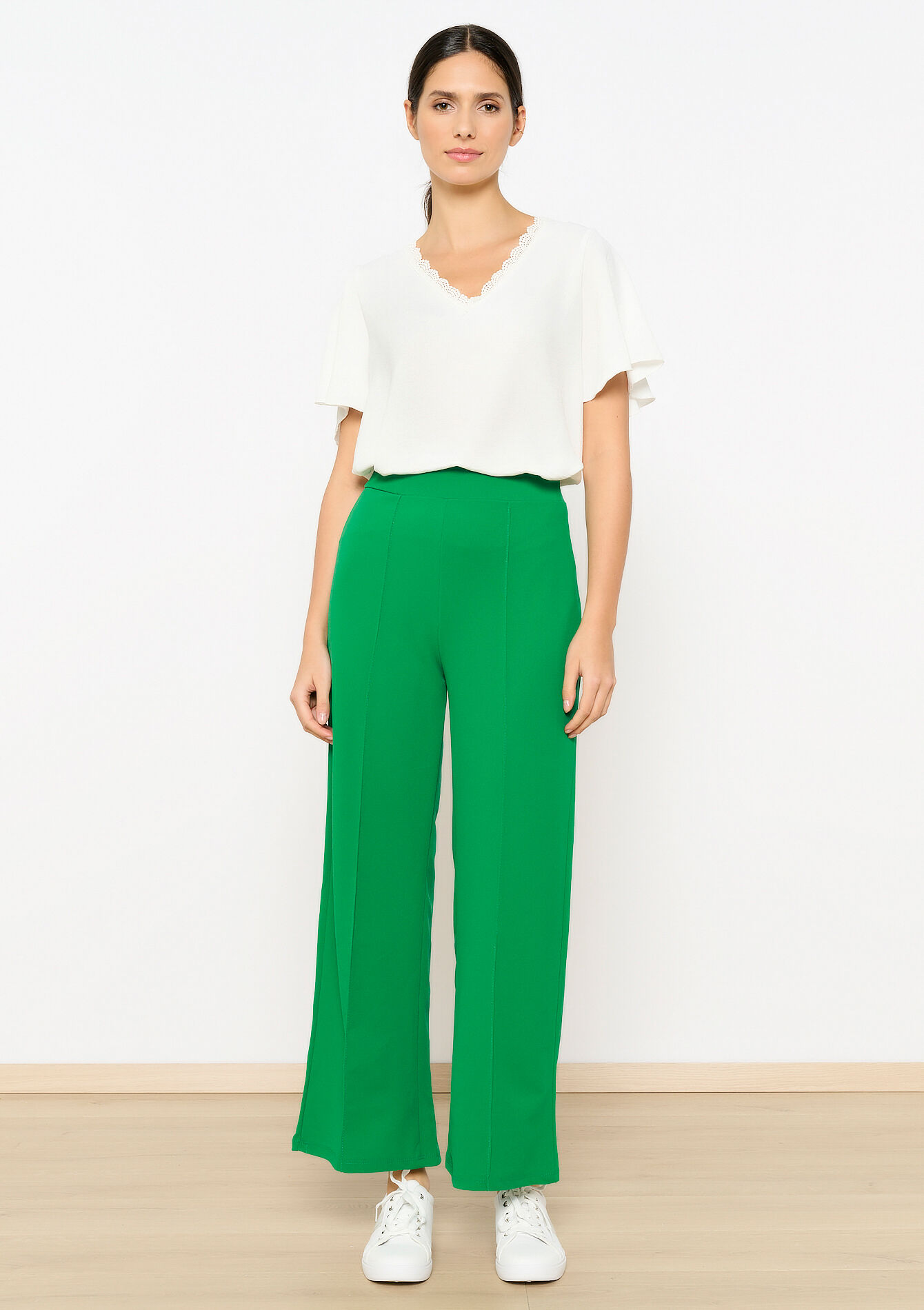 Pantalon fluide, Pantalon fluide - GREEN APPLE - 06600826_1783