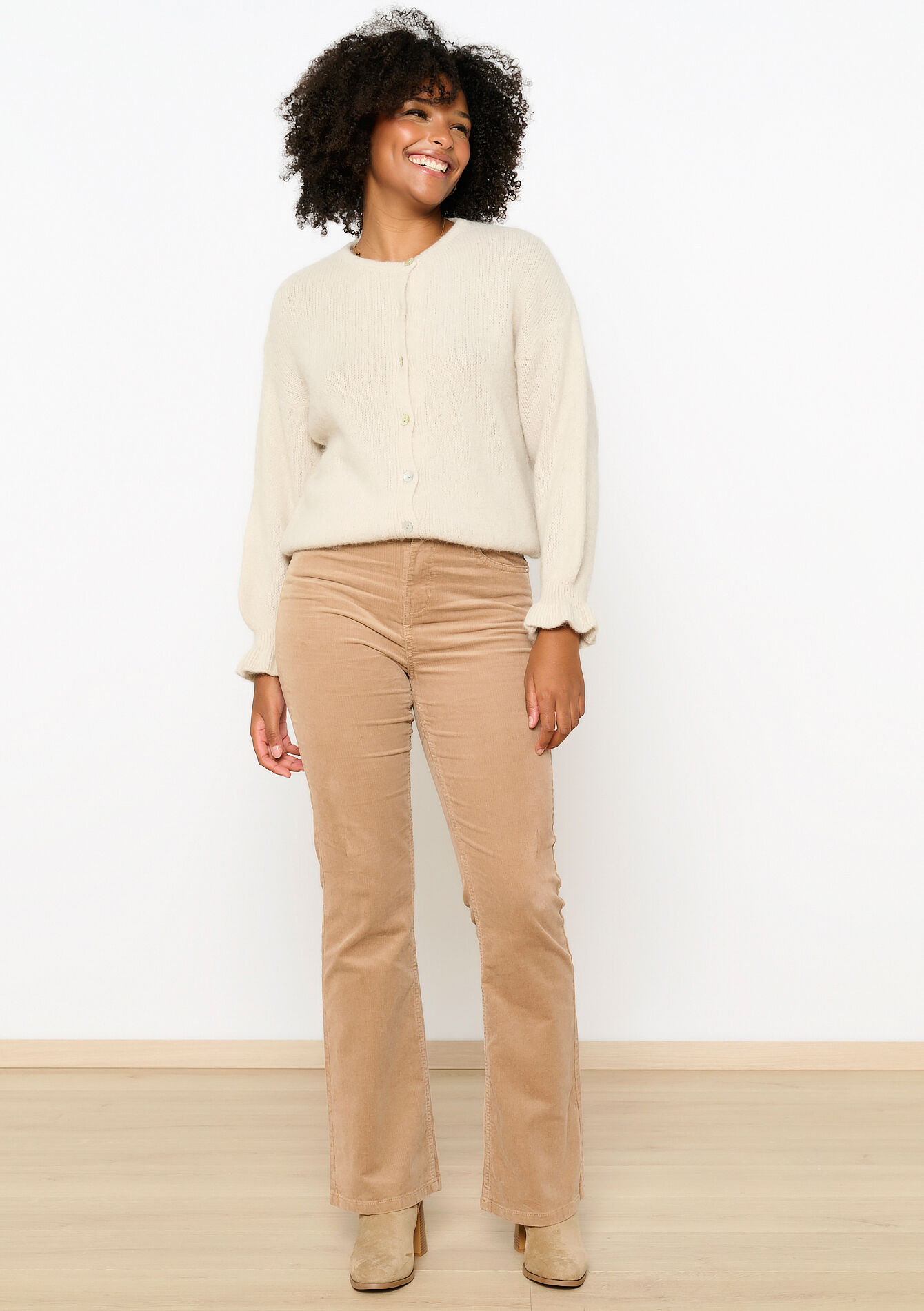 Alpaca cardigan met franjes, Alpaca cardigan met franjes - LT BEIGE - 04101200_2527