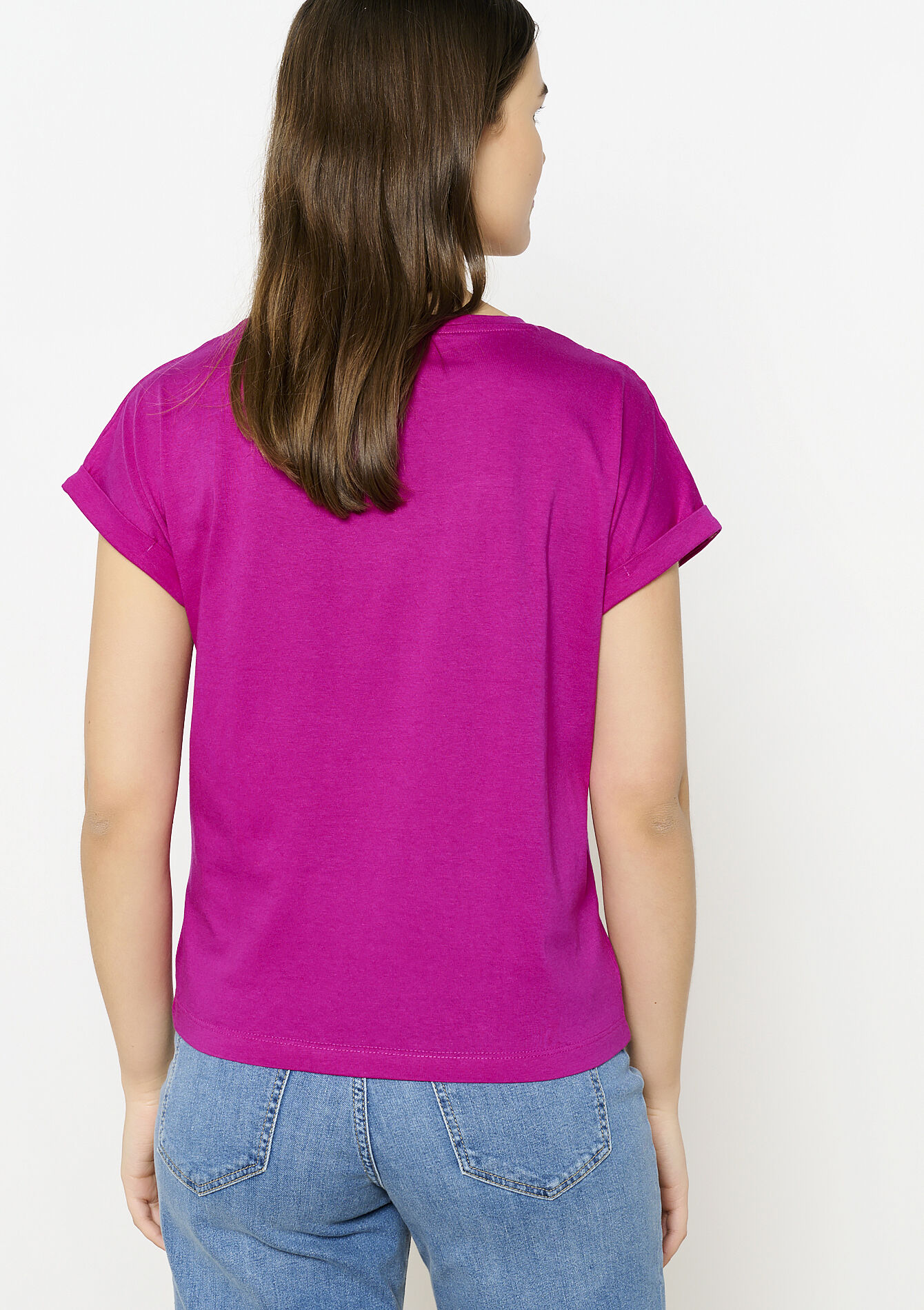 Basic T-shirt, Basic T-shirt - VIOLINE - 02301630_2576