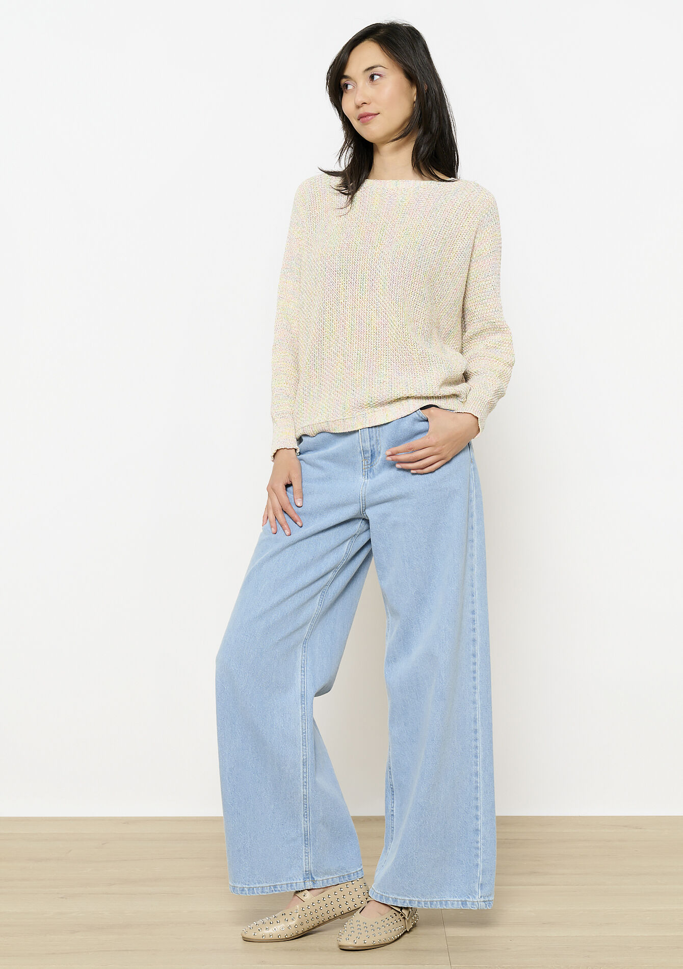 Zachte gebreide trui, Zachte gebreide trui - MULTICOLOR - 04006942_1000