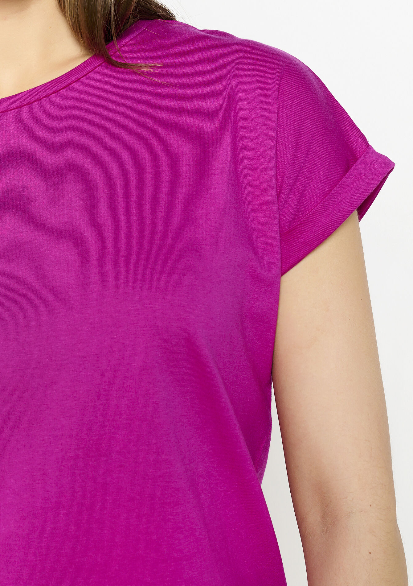 Basic T-shirt, Basic T-shirt - VIOLINE - 02301630_2576