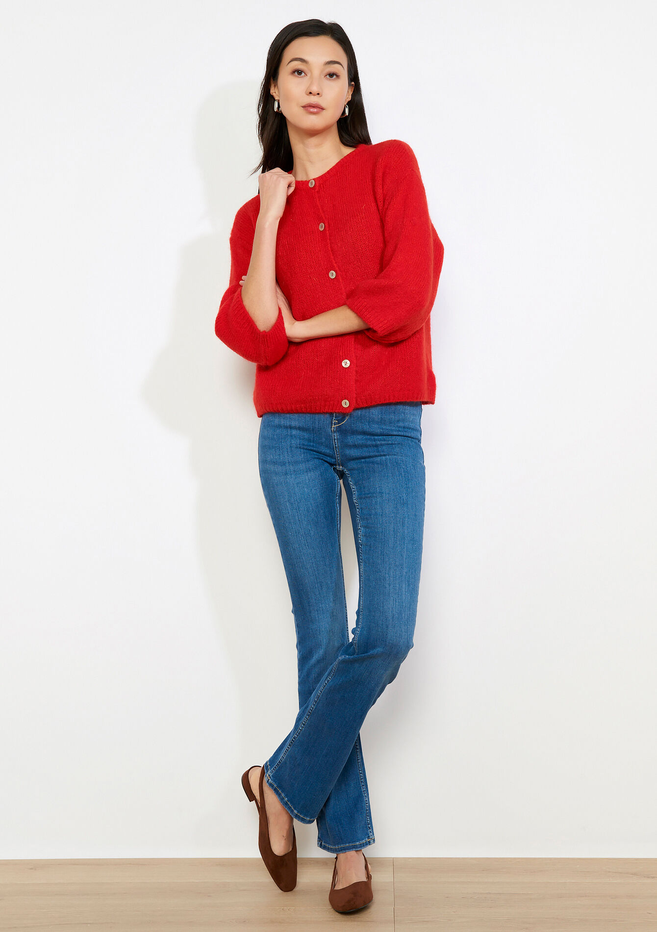 Minimalistisch vest met knopen, Minimalistisch vest met knopen - RED LOLLIPOP - 04101446_5301