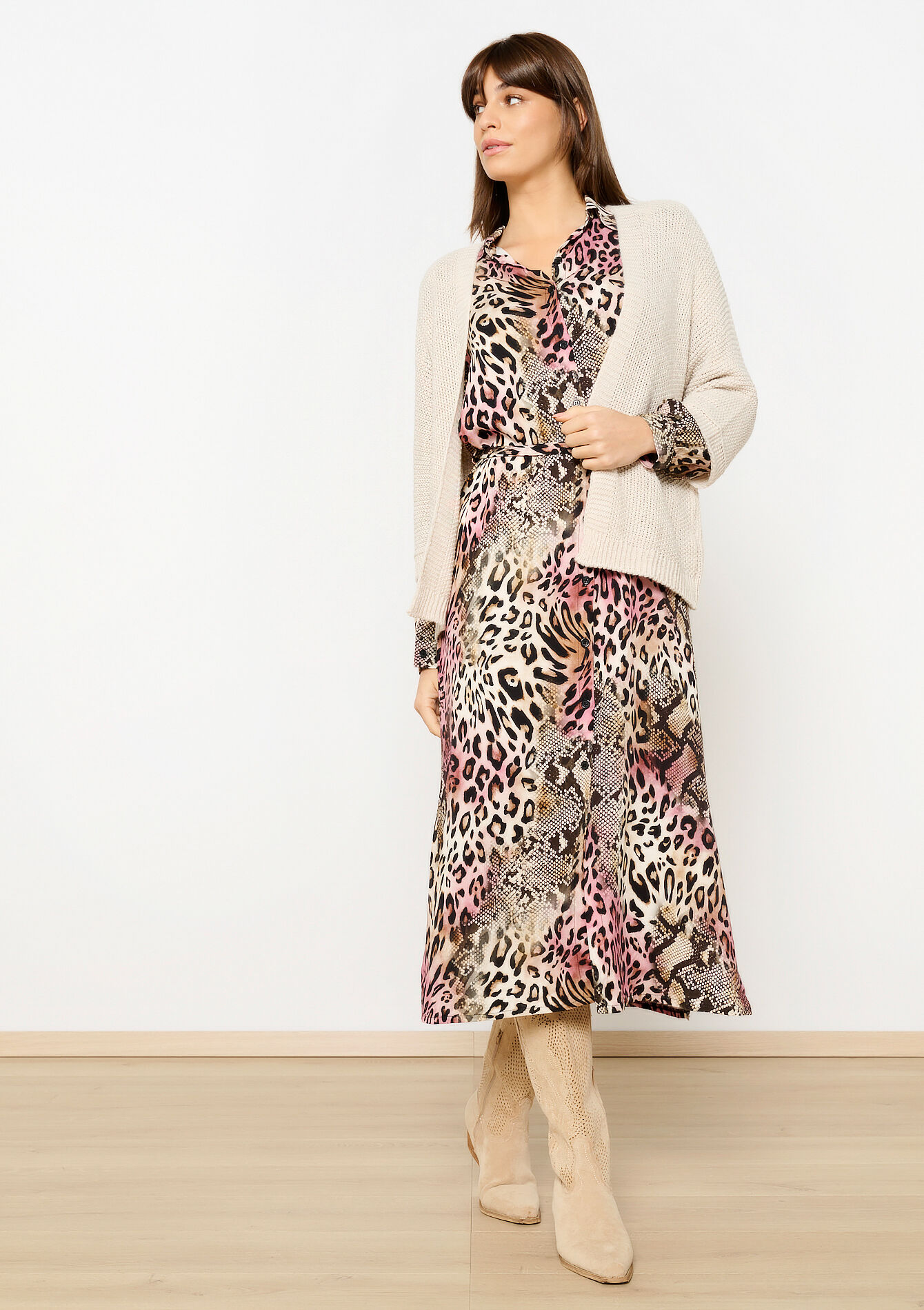 Cardigan à manches chauve-souris, Cardigan à manches chauve-souris - BEIGE SAND - 04101272_1940