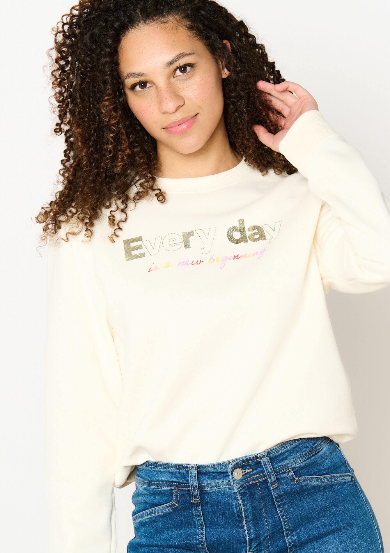 Sweat avec illustration, Sweat avec illustration - OFFWHITE - 03001746_1001