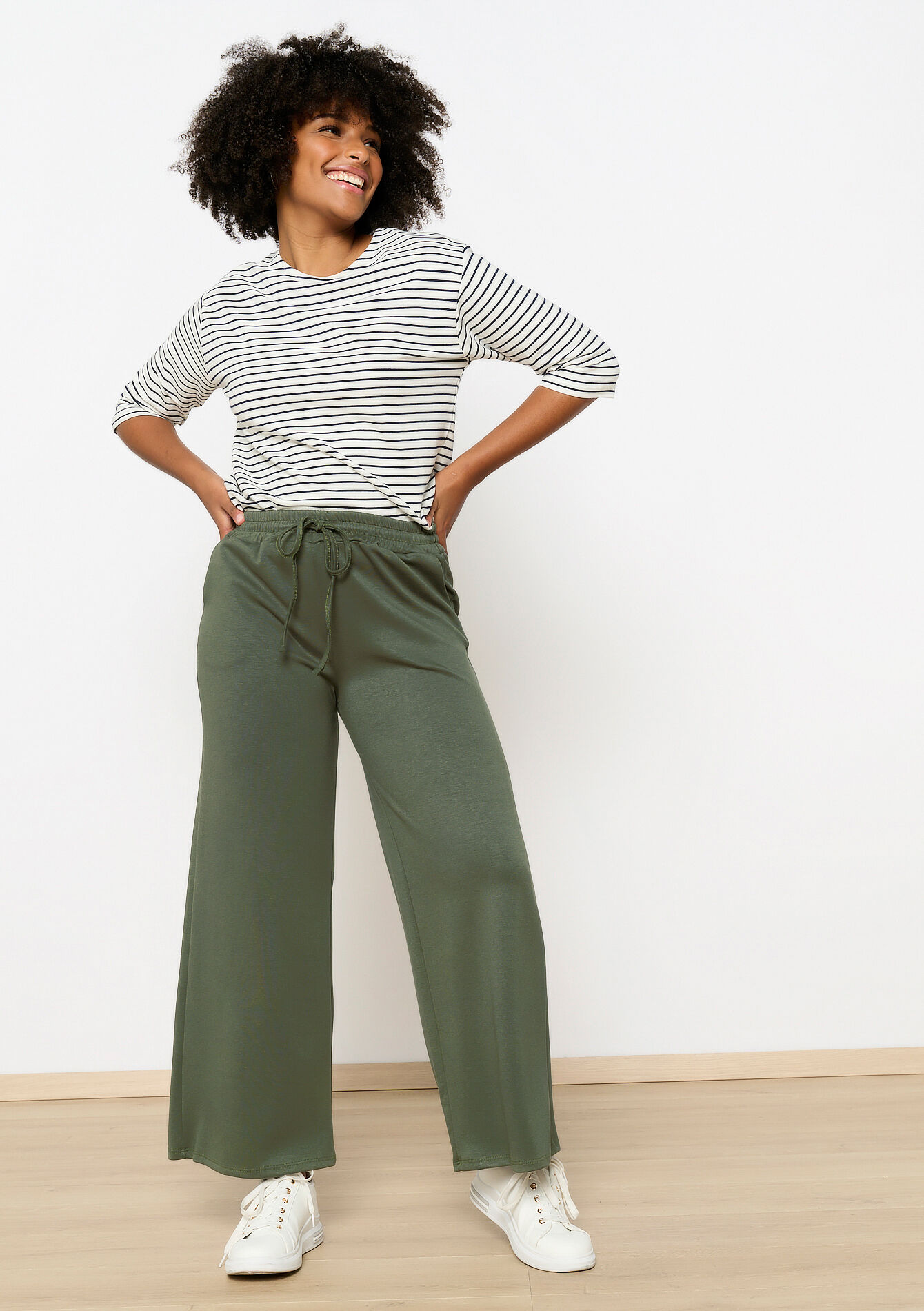 Basic trainingsbroek, Basic trainingsbroek - KHAKI FADED - 15100328_4326