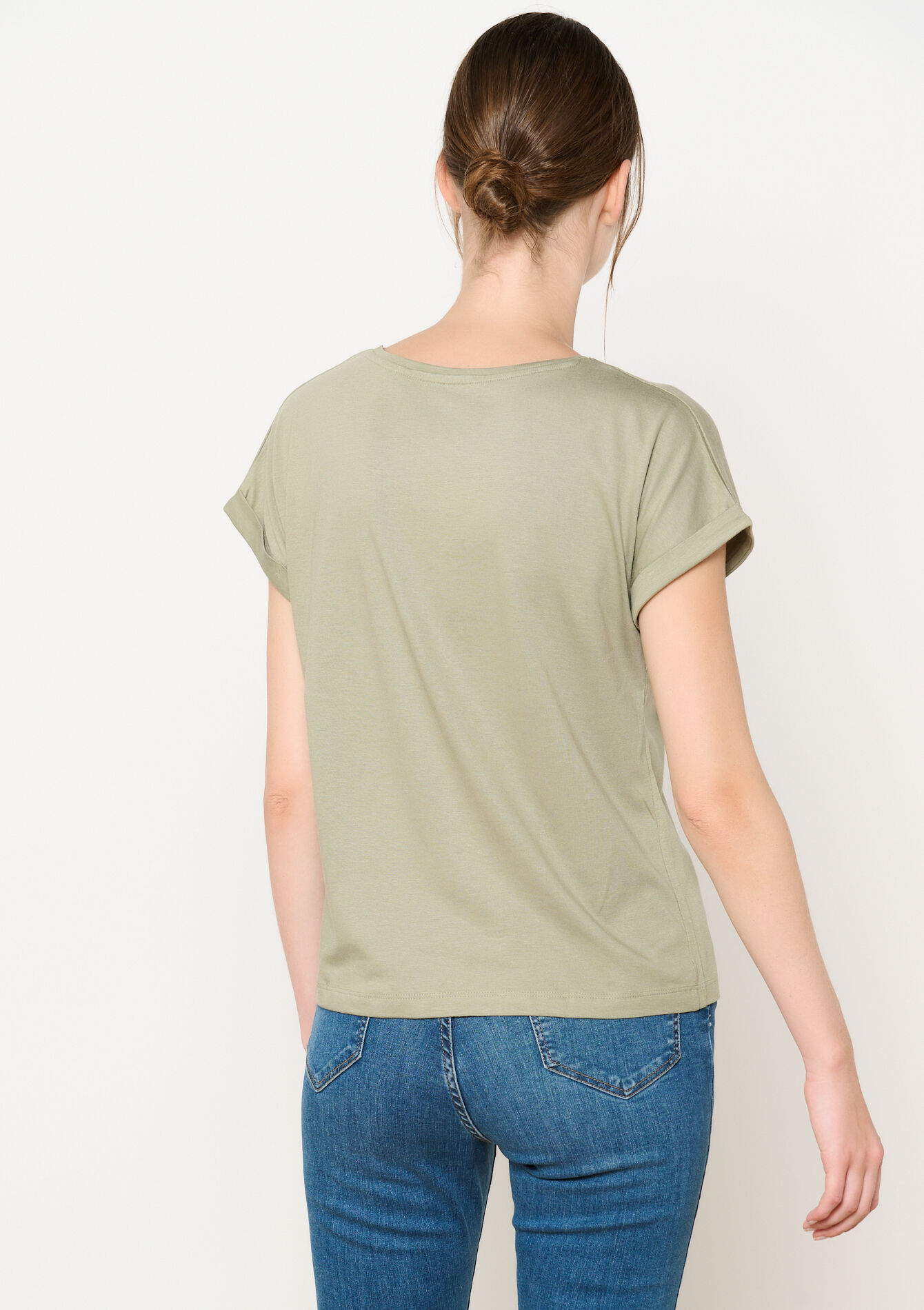 T-shirt à manches courtes, T-shirt à manches courtes - KHAKI MED - 02301582_4327