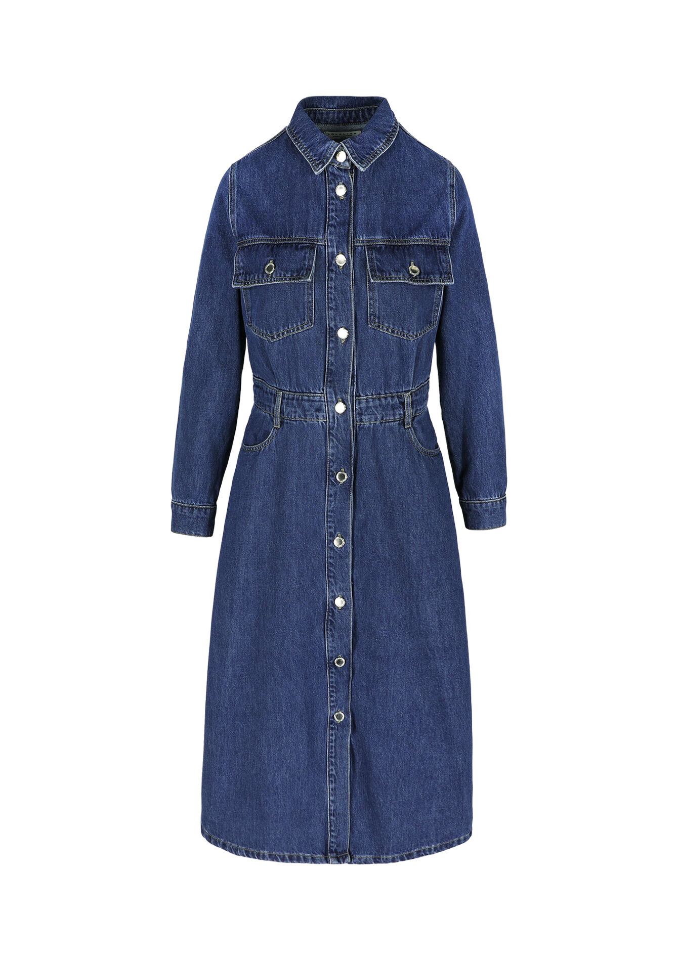 Jeans overhemdjurk - DARK BLUE - 08104176_0501