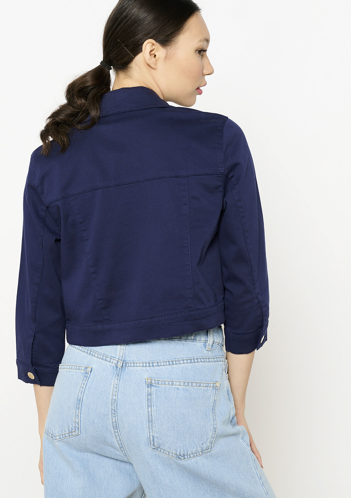 Kort twill jasje, Kort twill jasje - NAVY BASIC - 09100985_2723