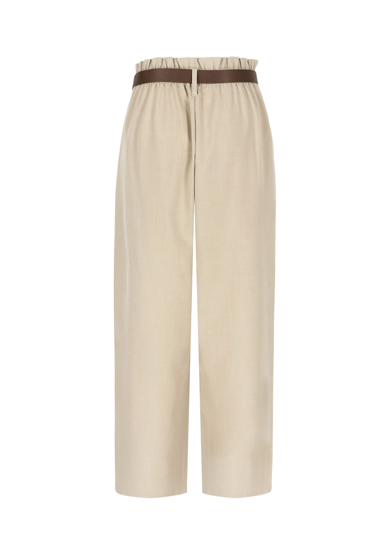 Elegante wijde broek - LT BEIGE - 06601117_2527