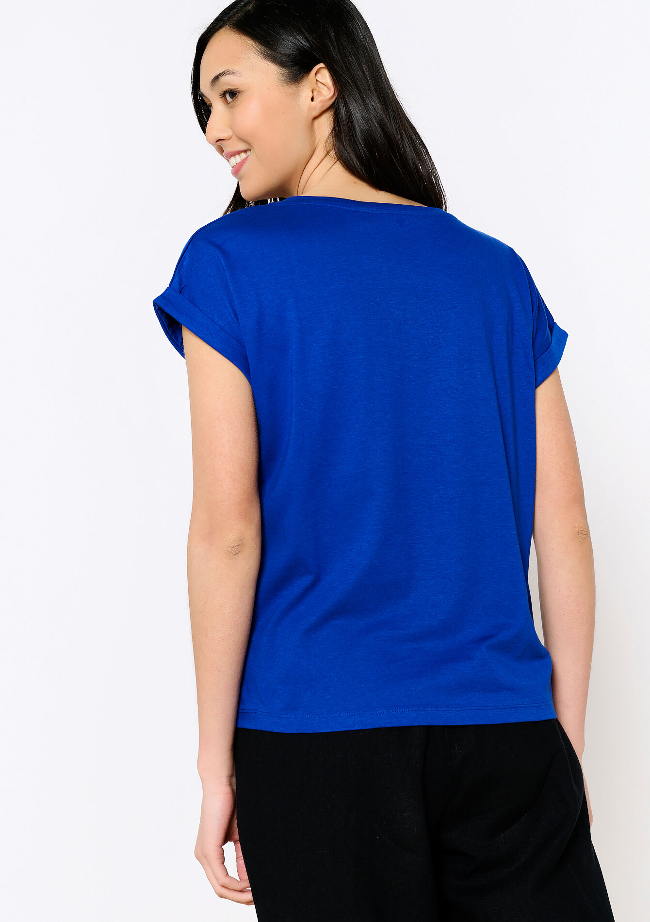 Basic T-shirt, Basic T-shirt - ELECTRIC BLUE - 02301630_1619