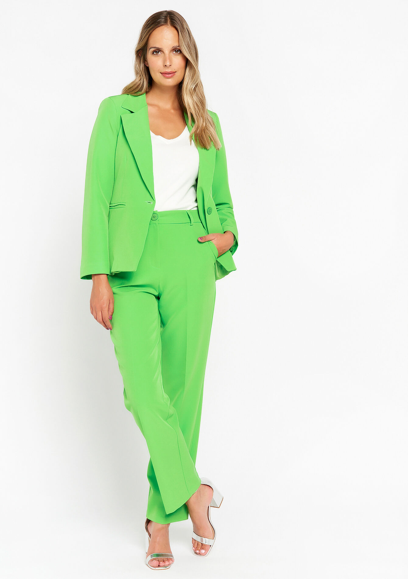 Suiting blazer - GREEN FRESH - 09100749_4617