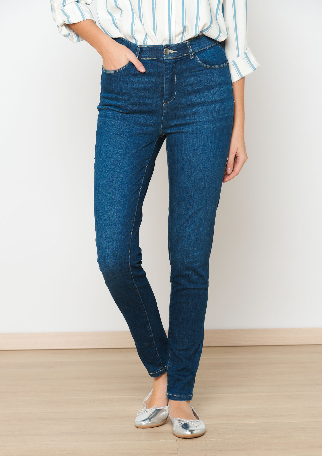 Multiple size slim jeans, Multiple size slim jeans - DARK BLUE - 22000501_0501