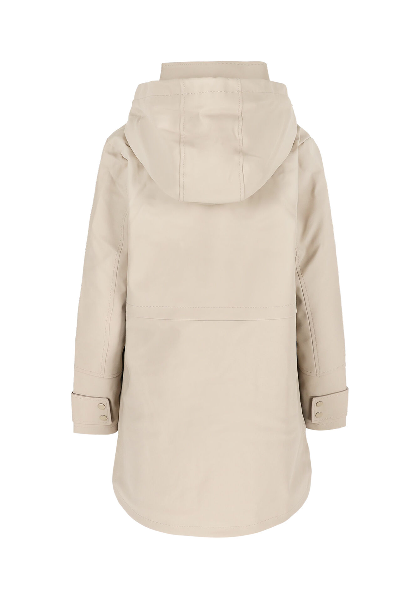 Parka à capuche imperméable - TAUPE - 23000741_1021