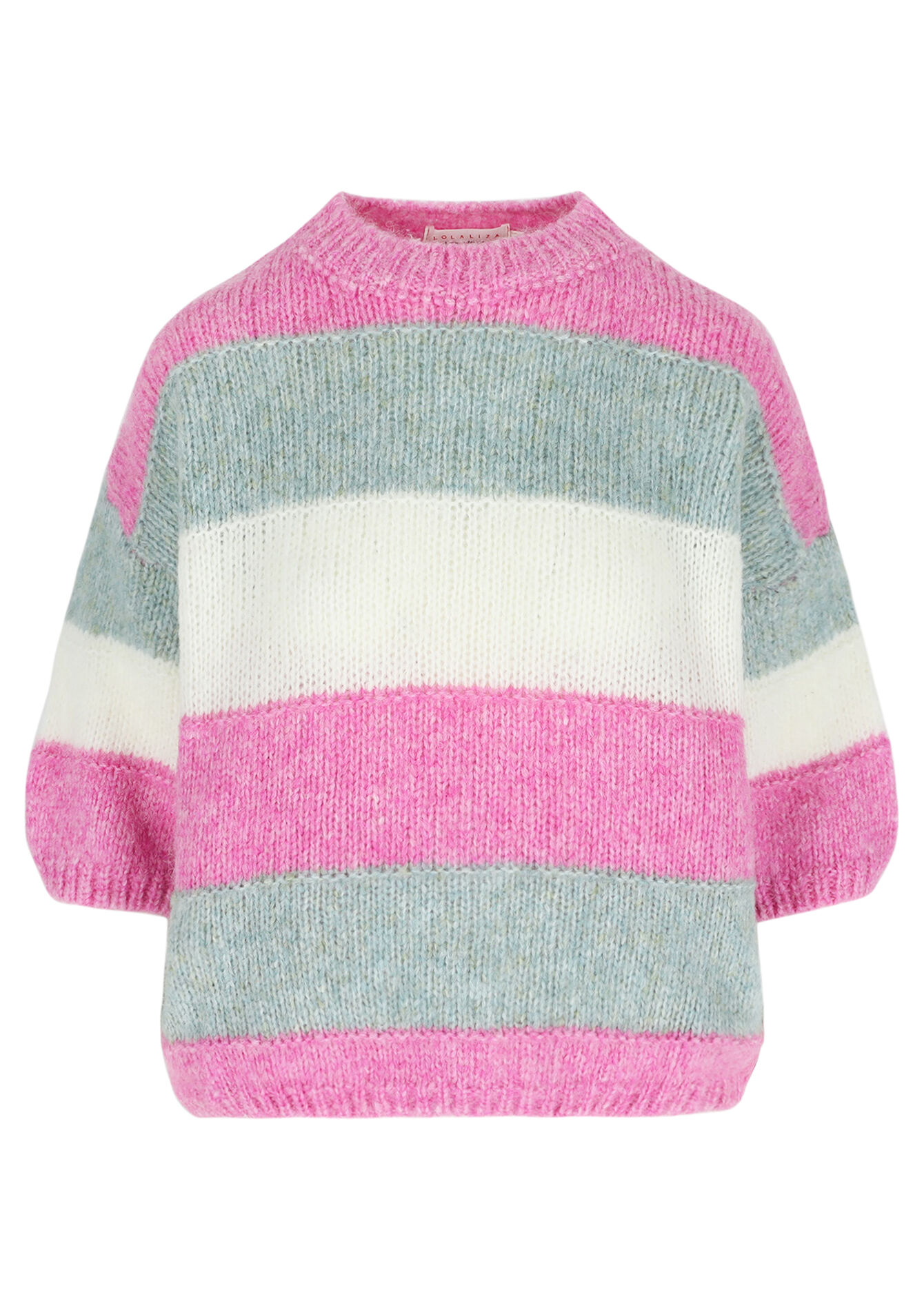 Trui met colourblock, Trui met colourblock - PINK BUBBLEGUM - 04006886_1477