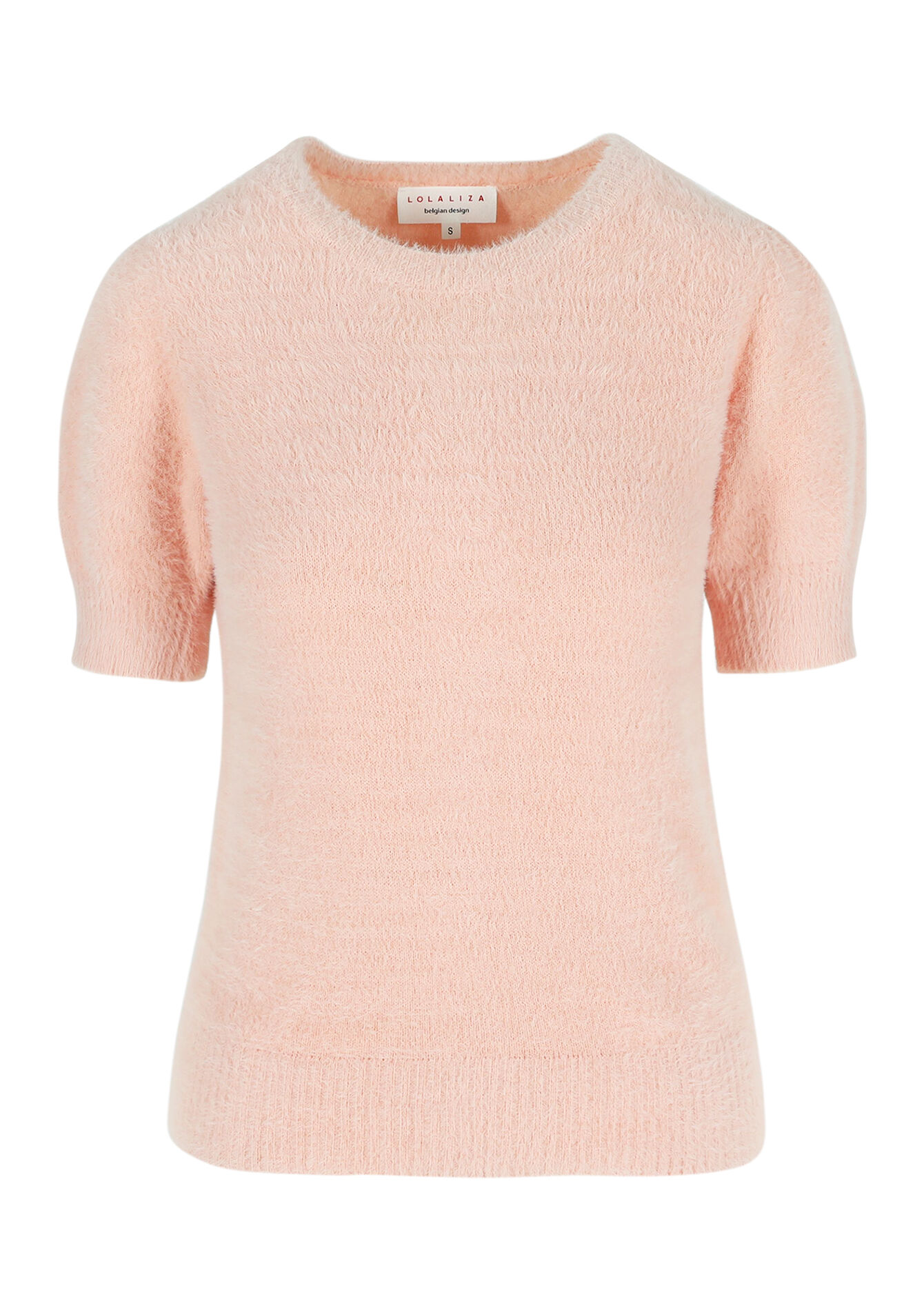 Eyelash trui met korte mouwen, Eyelash trui met korte mouwen - NUDE LOTUS - 04006825_4118