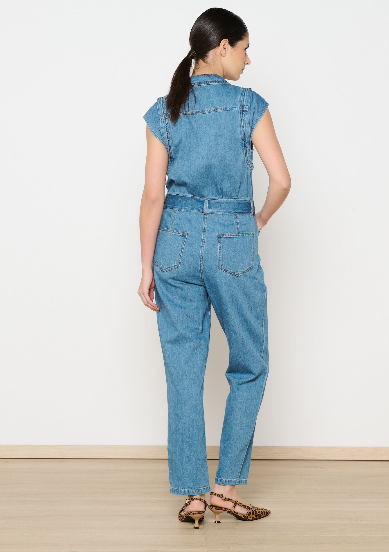 Mouwloze denim jumpsuit, Mouwloze denim jumpsuit - MEDIUM BLUE - 22000572_0500