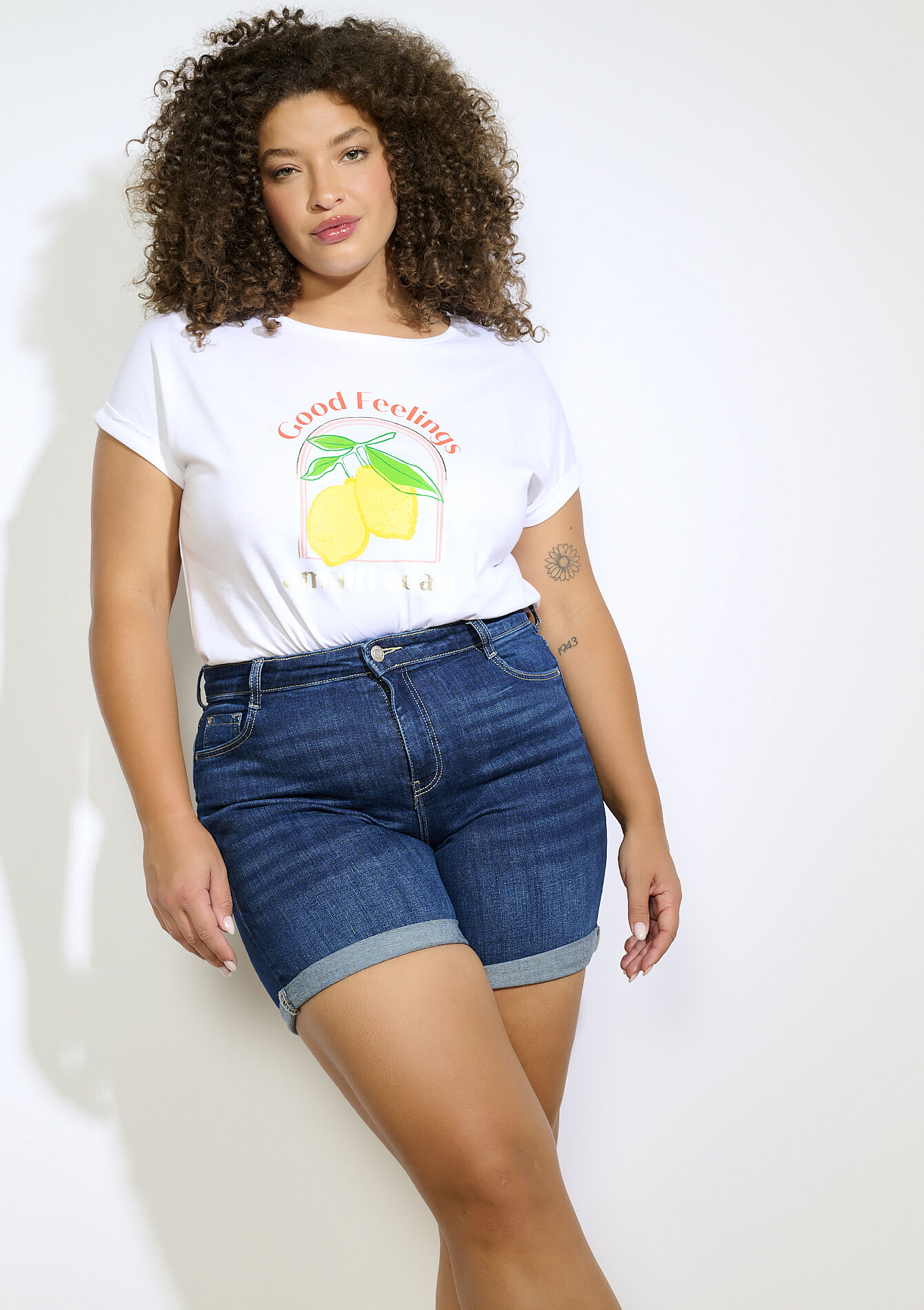 T-shirt met artwork, T-shirt met artwork - WHITE ALYSSUM - 02301643_2502