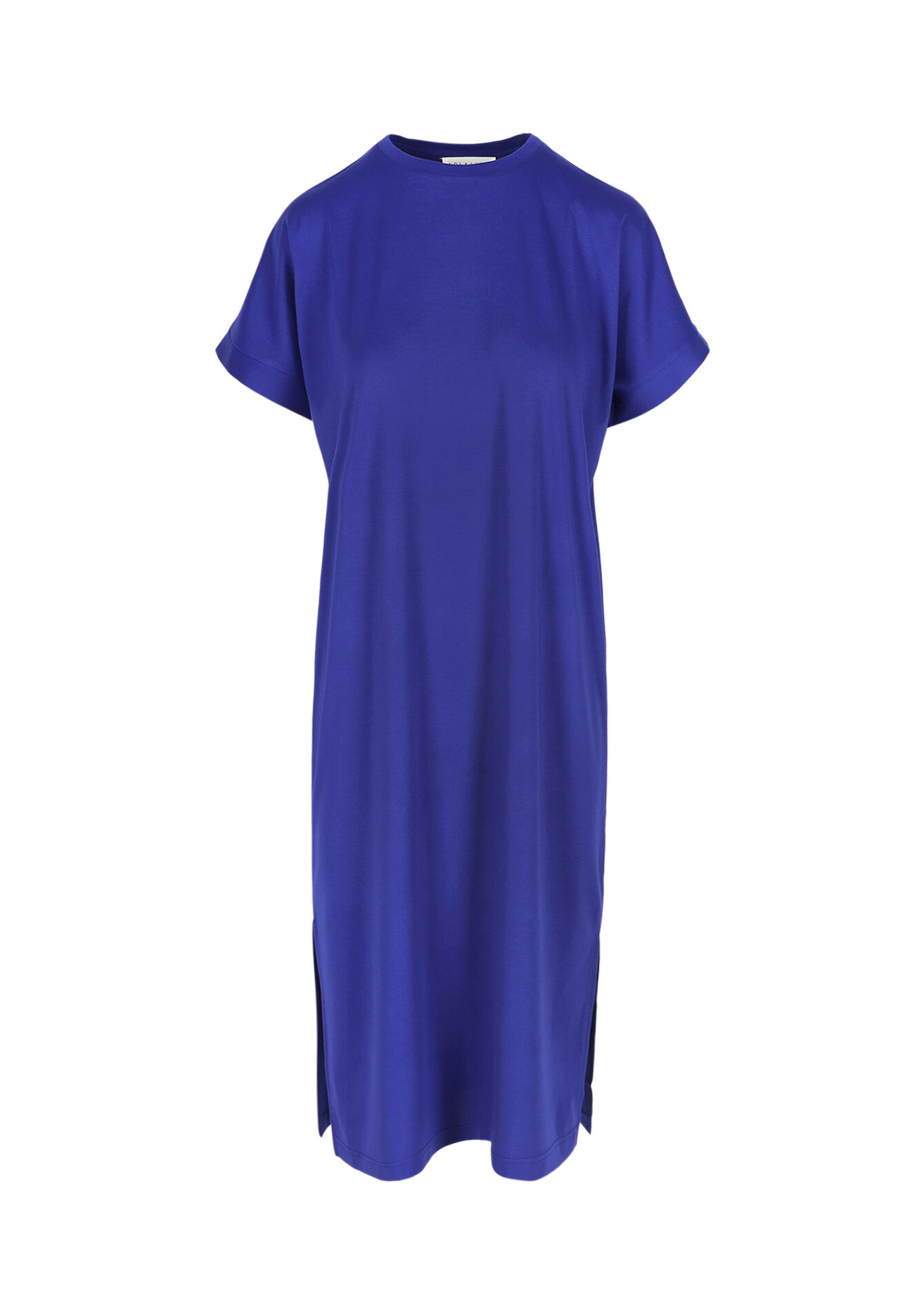 Robe midi unie, Robe midi unie - ELECTRIC BLUE - 08103950_1619
