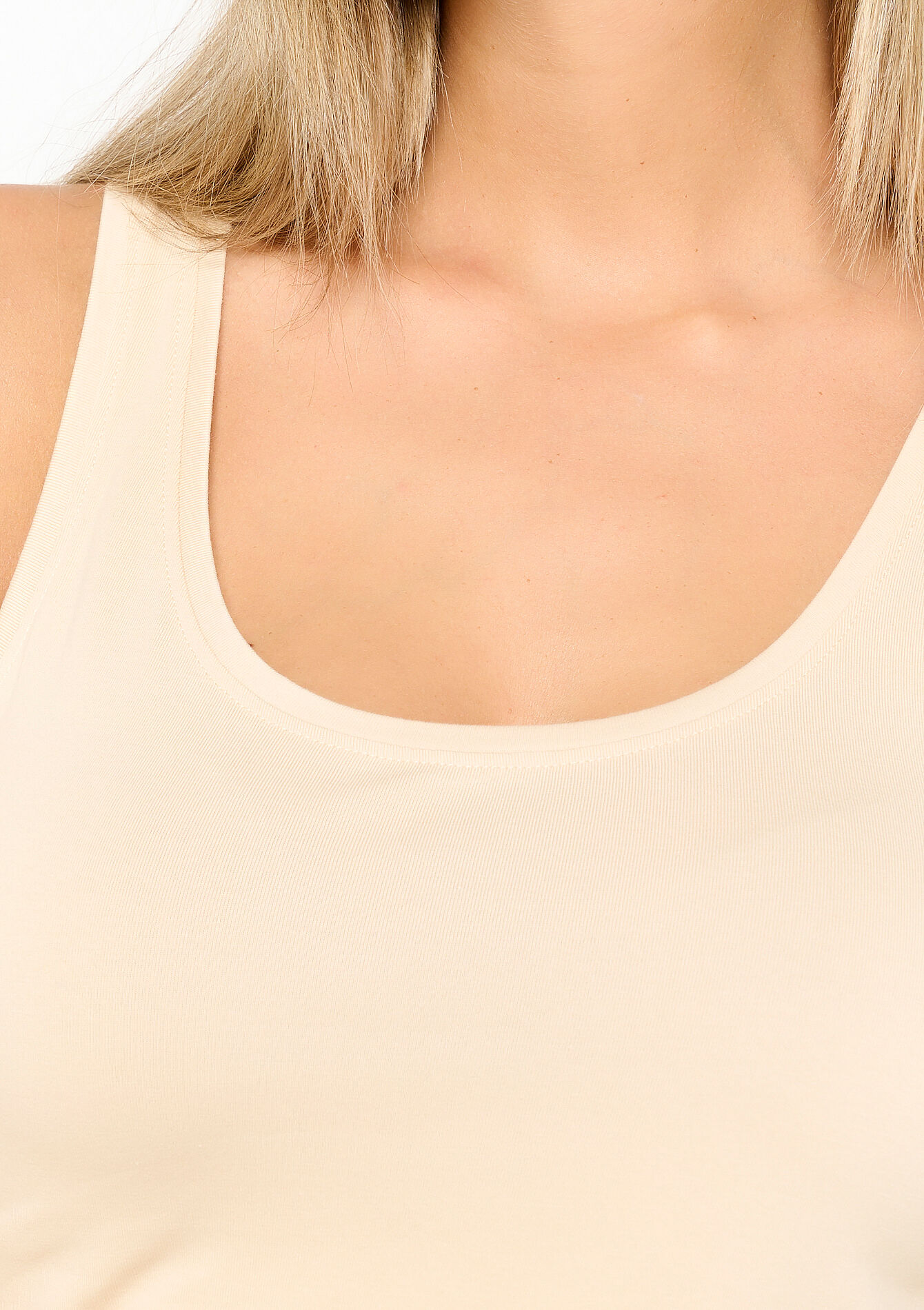 Basic top - LT BEIGE - 02200453_2527