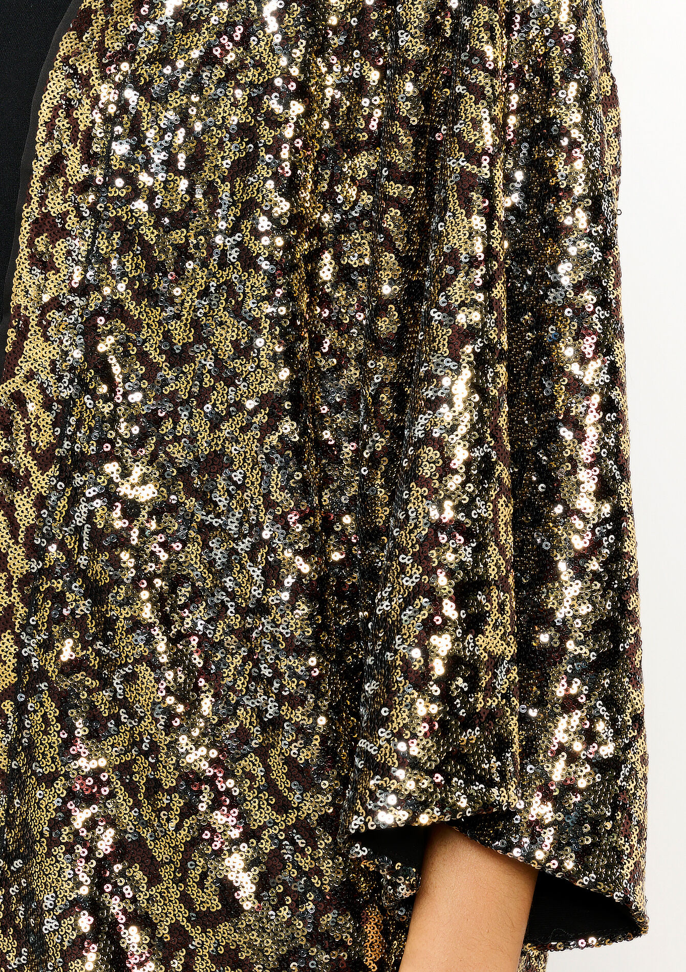 Kimono with sequins, Kimono with sequins - BLACK - 09001435_1119