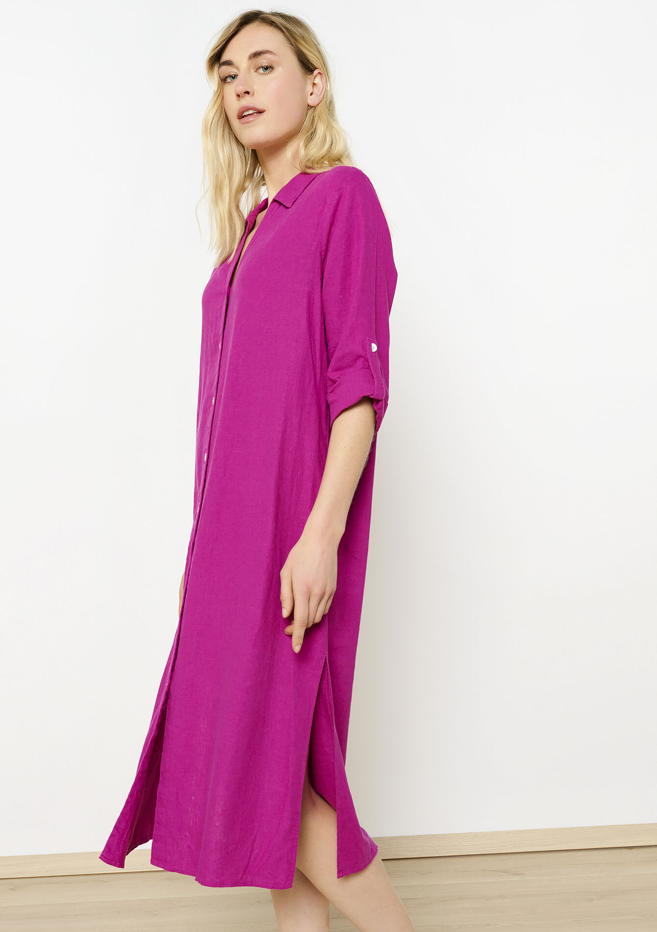 Overhemdjurk met knopen - VIOLINE - 08103882_2576