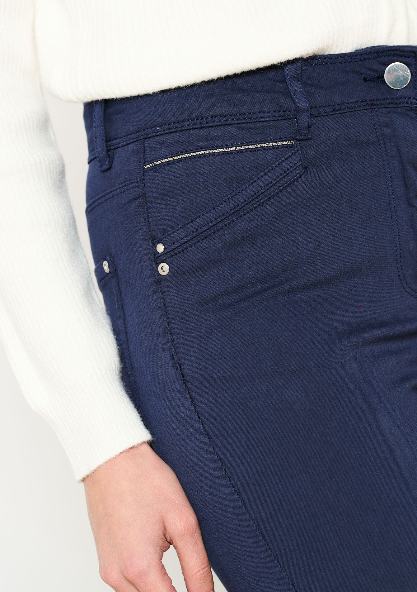 Pantalon slim - NAVY BASIC - 06004562_2723