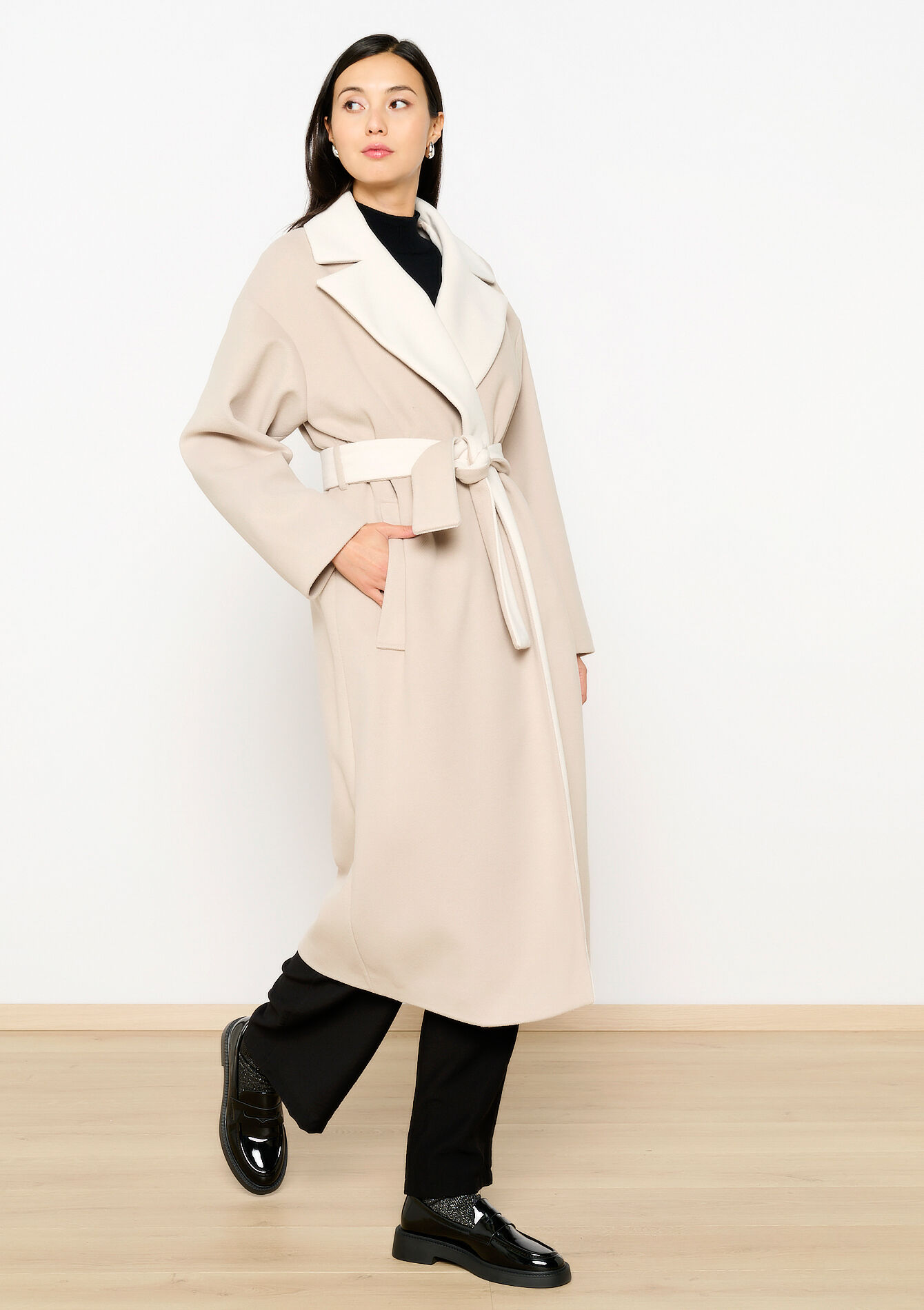 Manteau long, Manteau long - VANILLA WHITE - 23000718_1013
