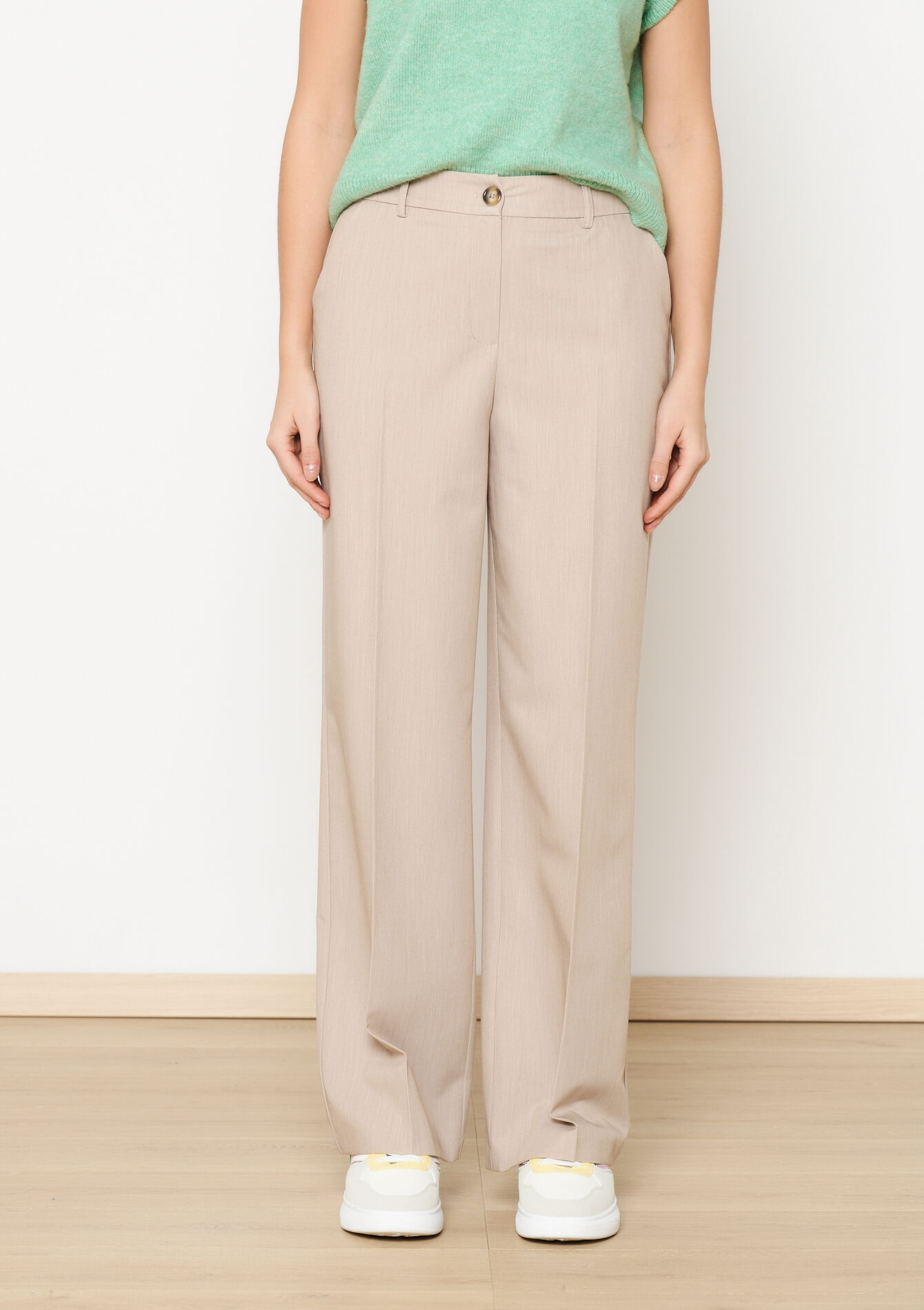 Suiting broek, Suiting broek - BEIGE SAND - 06100693_1940