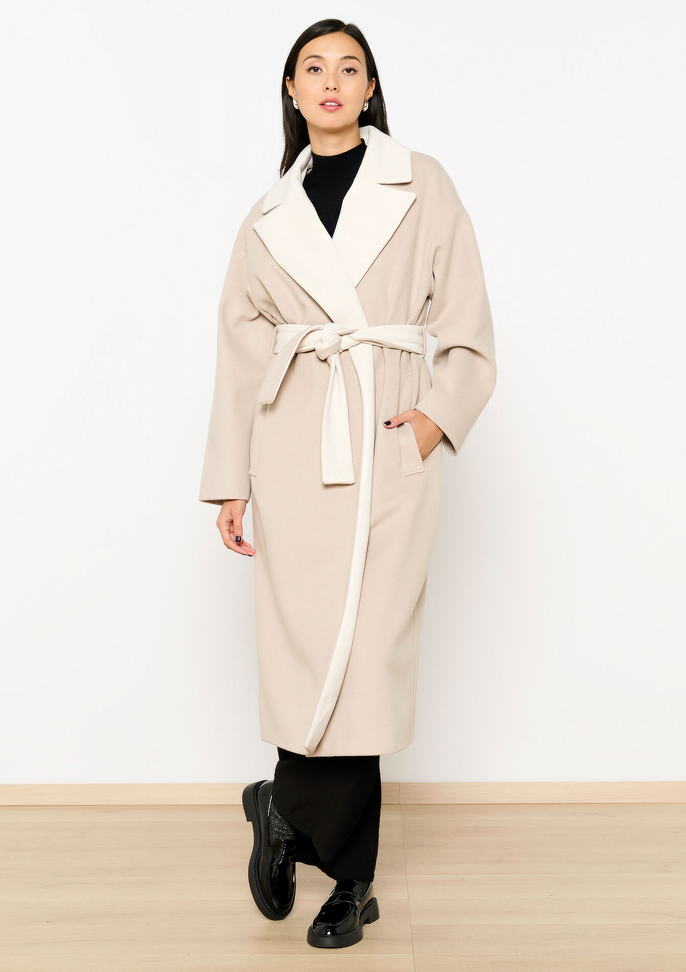 Manteau long, Manteau long - VANILLA WHITE - 23000718_1013