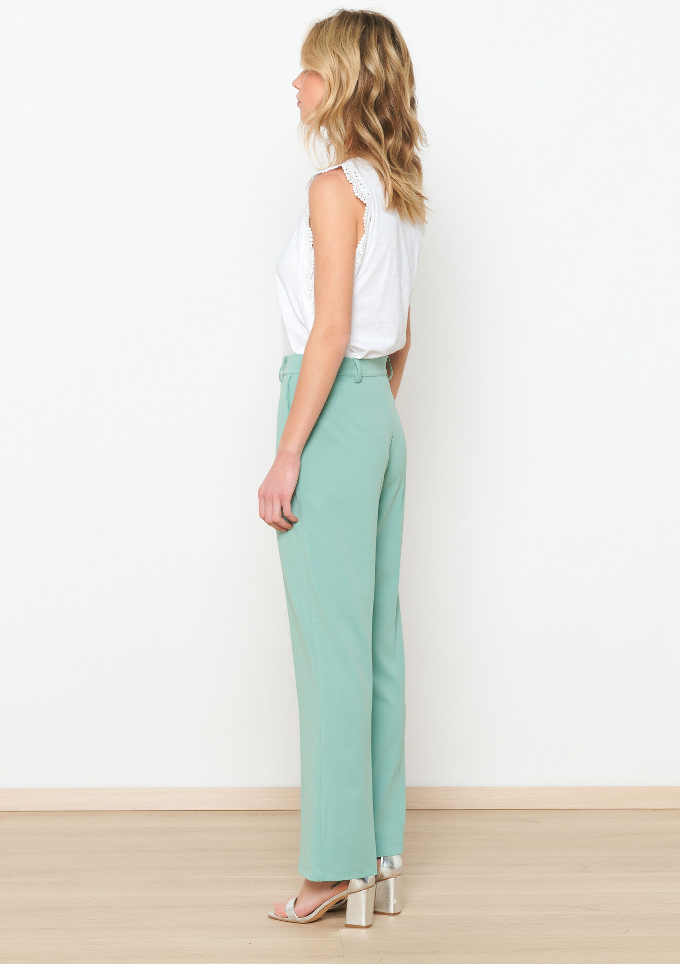 Getailleerde broek, Getailleerde broek - MINT GREEN - 06100594_1723